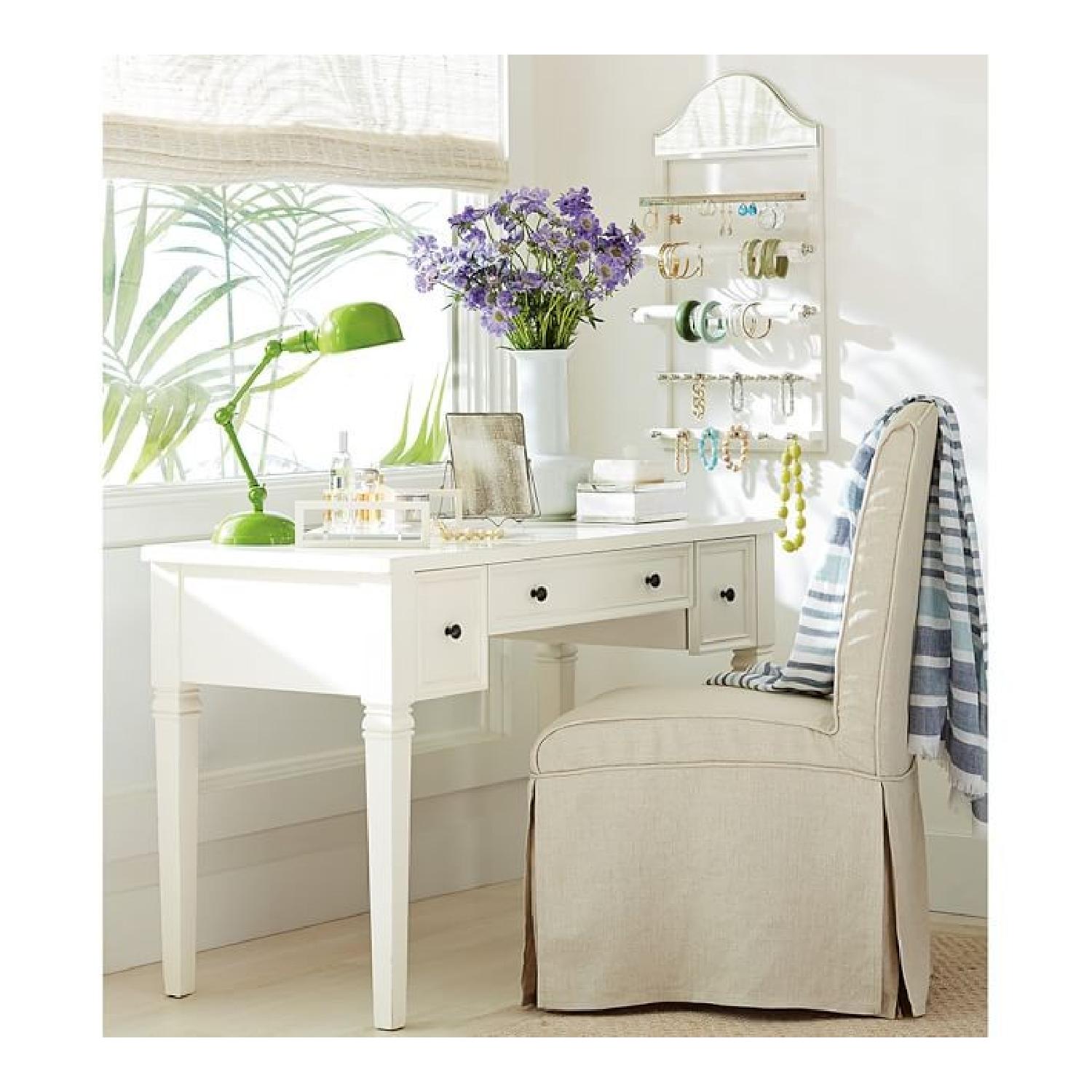 Pottery Barn Ryden Slipcovered Desk Chair - image-1