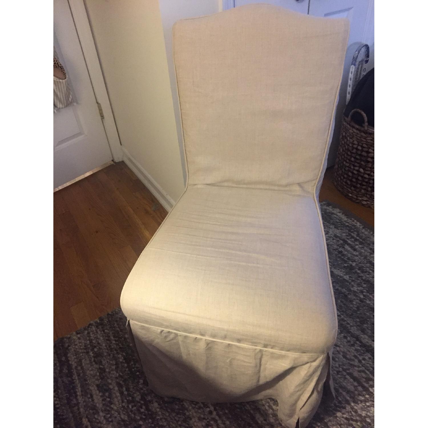 Pottery Barn Ryden Slipcovered Desk Chair - image-5