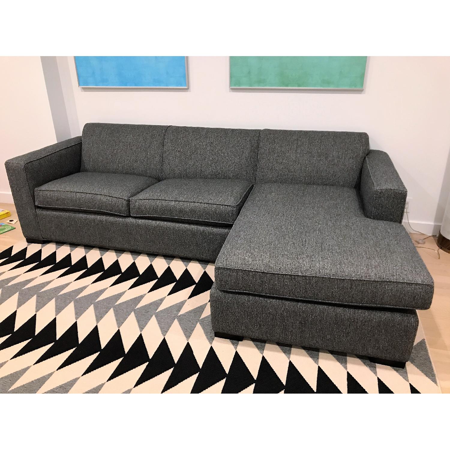 Room & Board Full Sleeper Sofa w/ Right-Arm Chaise - image-2