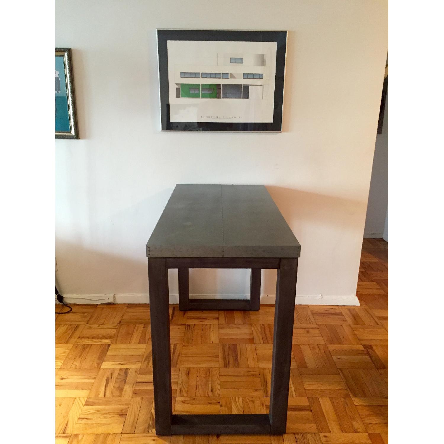 CB2 Stern Counter Table w/ 4 Bludot Counter Stools - image-2