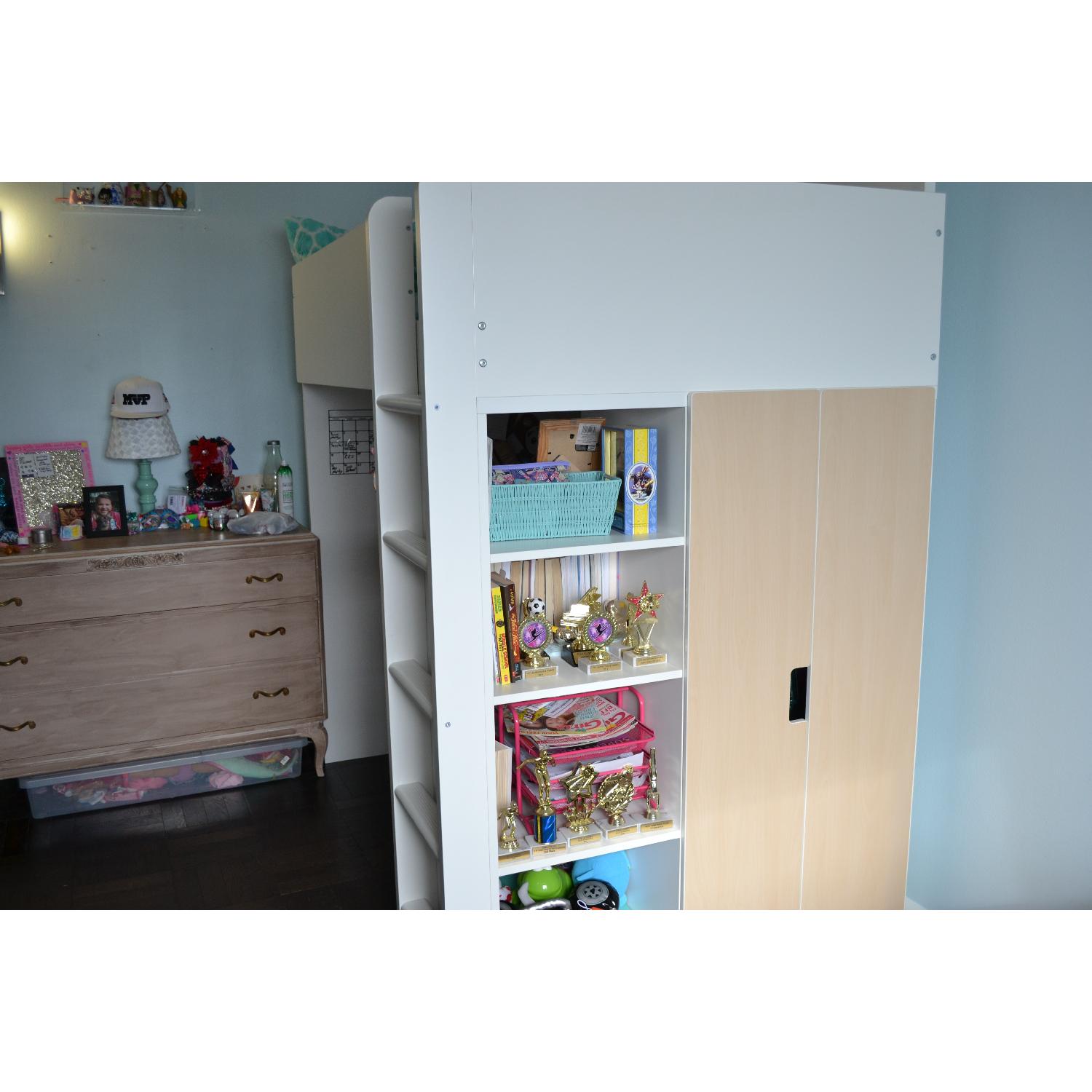 Ikea Stuva Children's Loft Bed & Desk Chair - image-2