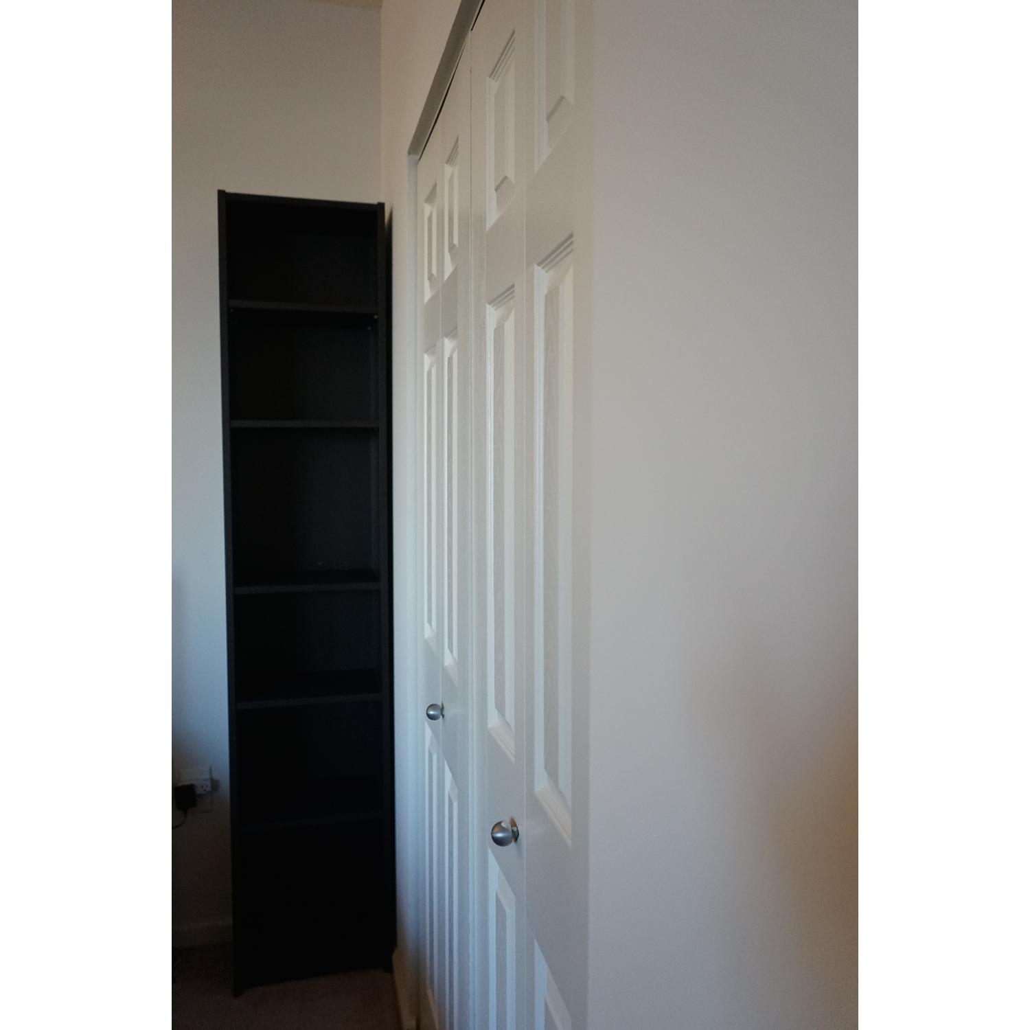 Ikea Billy Black Bookcase AptDeco