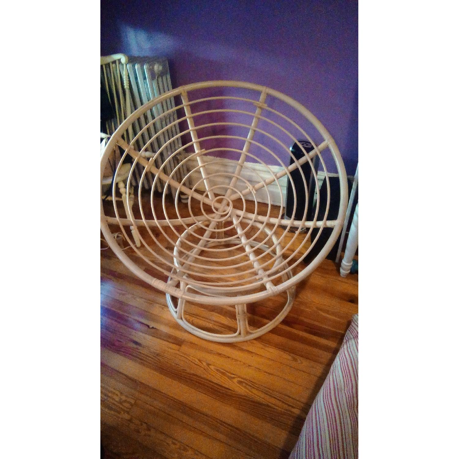 Pier 1 Paisley Papasan Chair - image-2