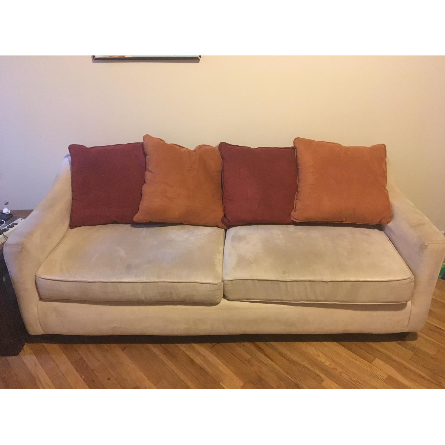 Cream/Beige 3 Seater Sofa - image-1