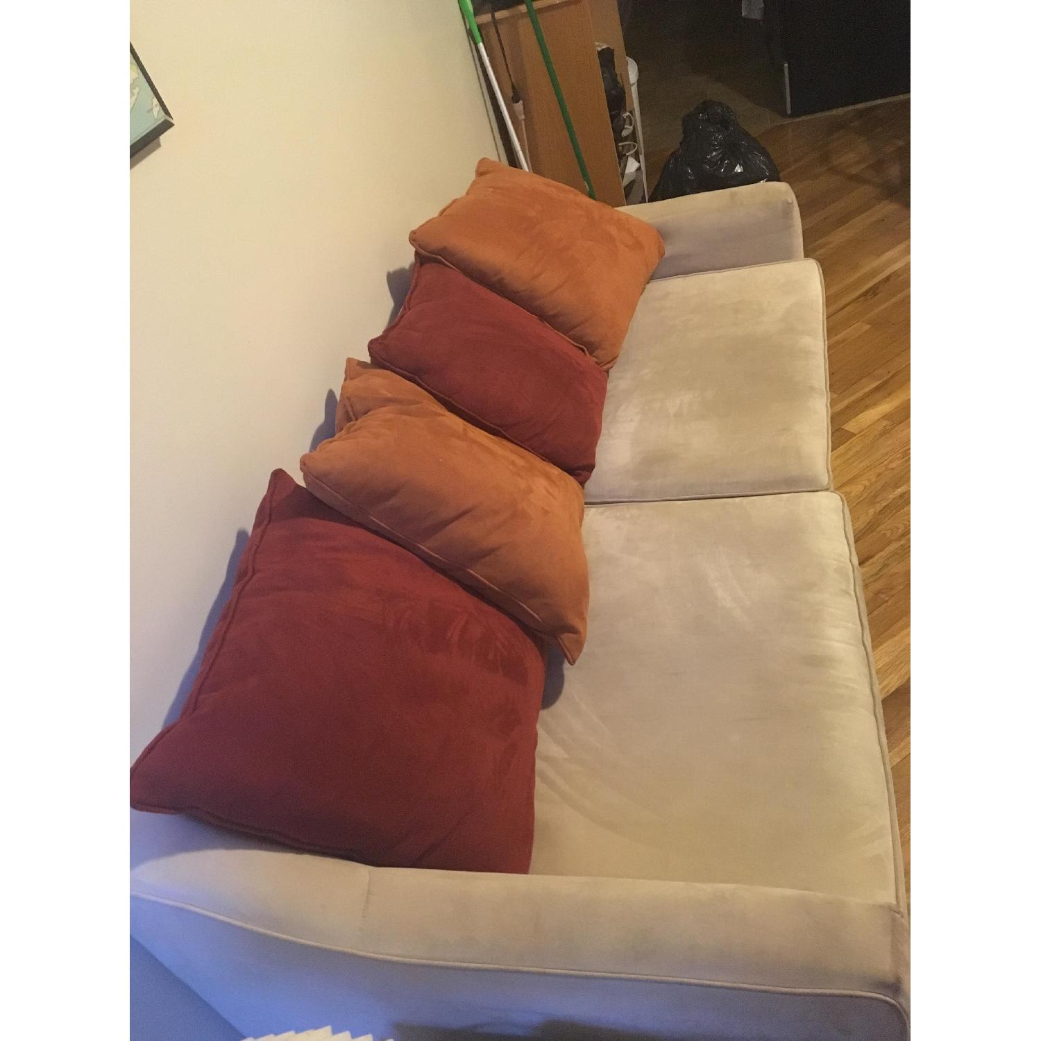 Cream/Beige 3 Seater Sofa - image-2