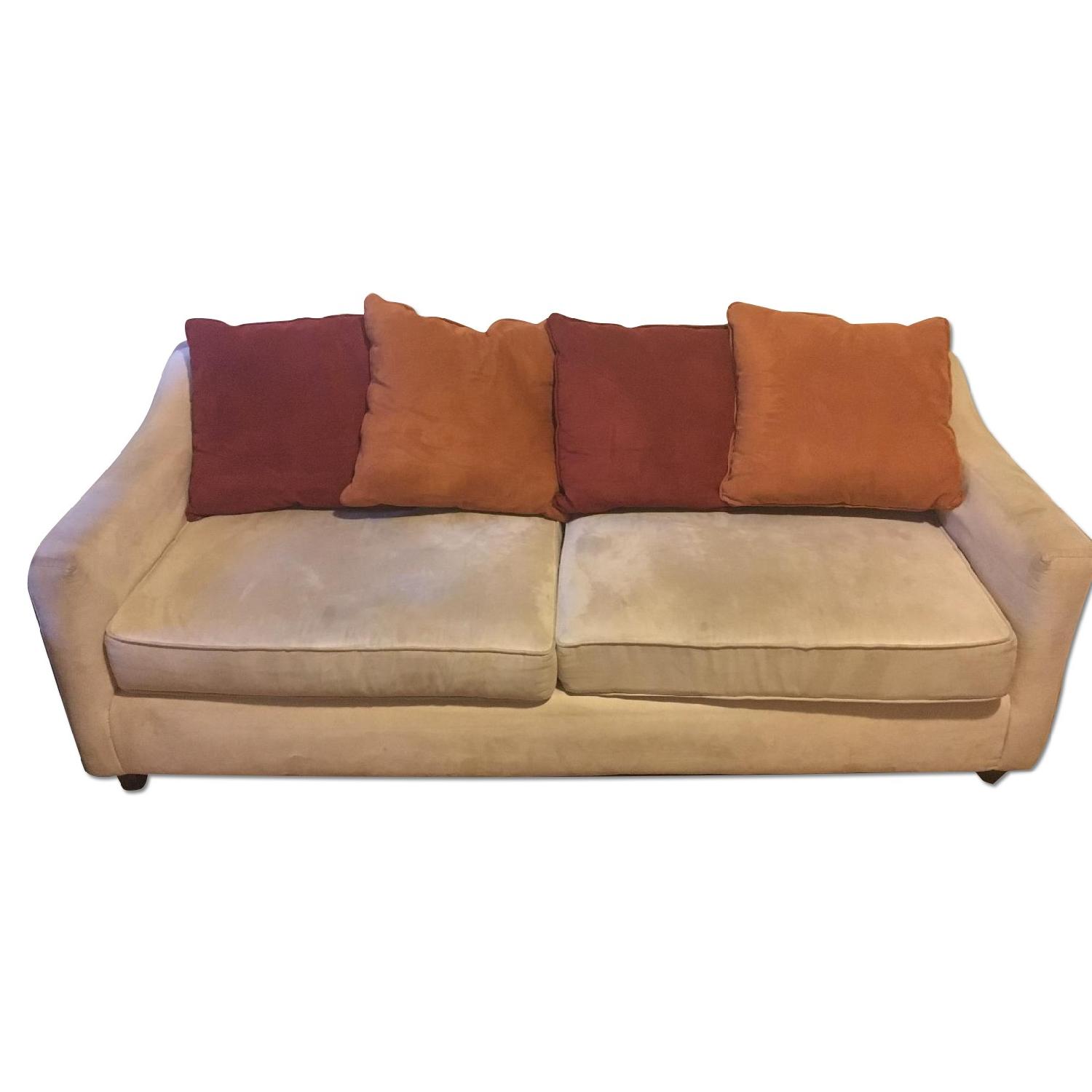 Cream/Beige 3 Seater Sofa - image-0