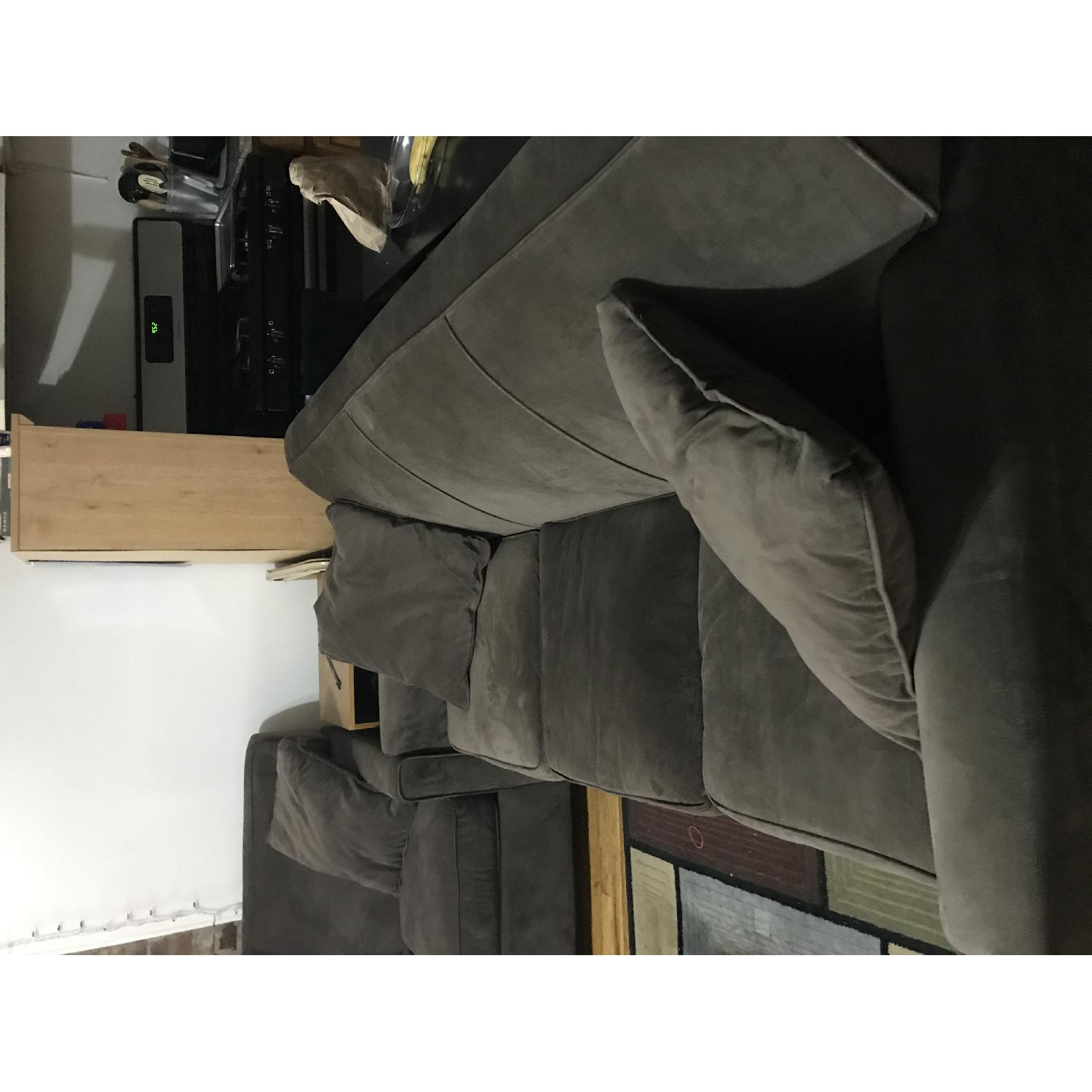 3 Seater Microsuede Couches - image-5