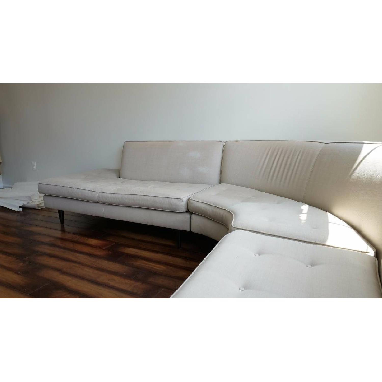 Room & Board Curved Sectional Sofa - image-1