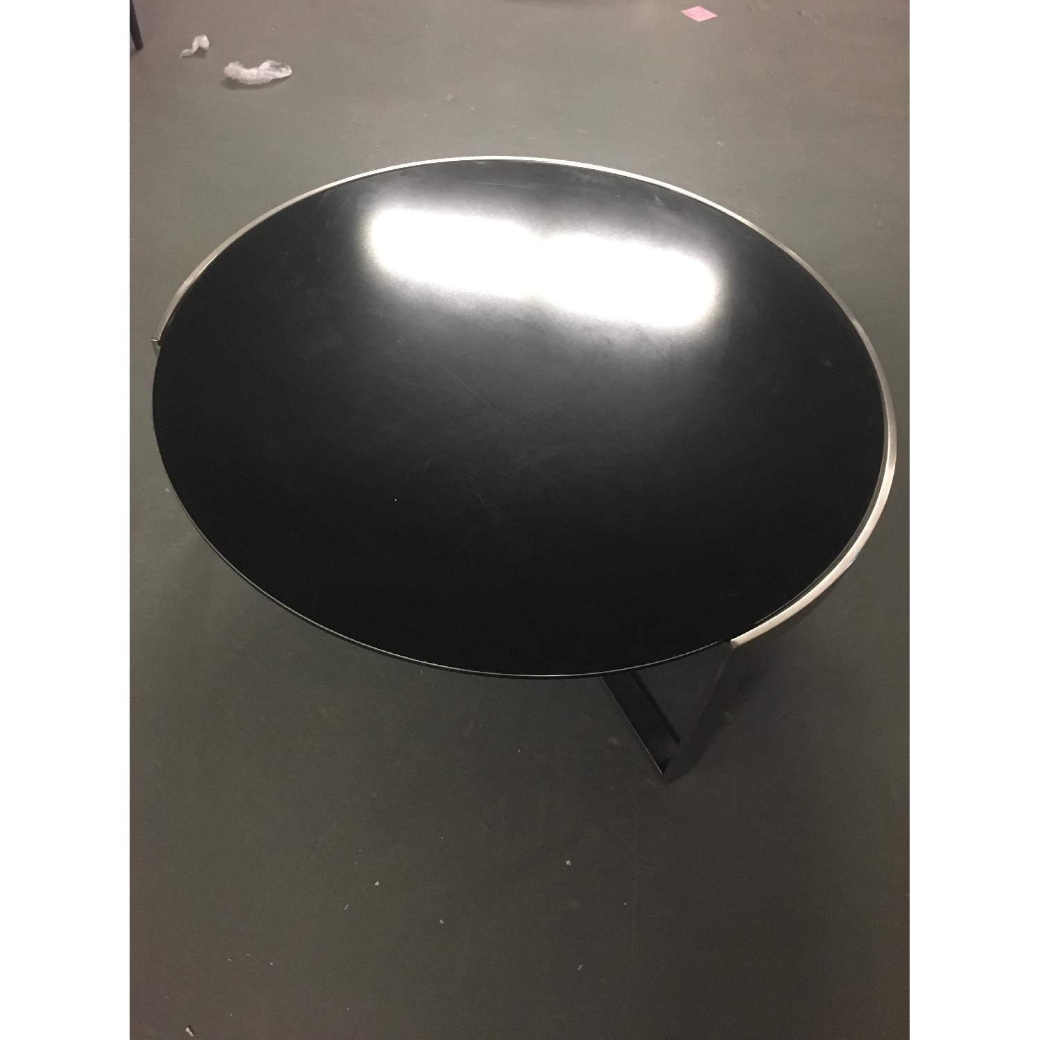 Black Disk Table - image-1