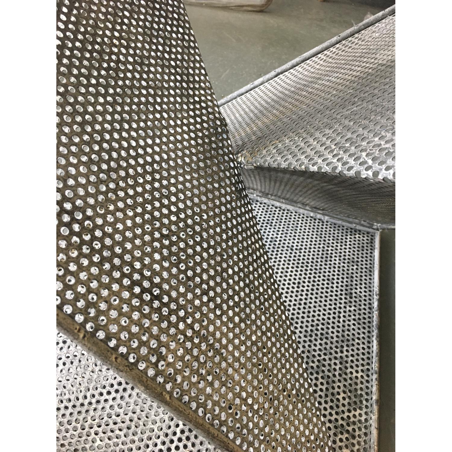 Metal Perforated Side Tables - image-1