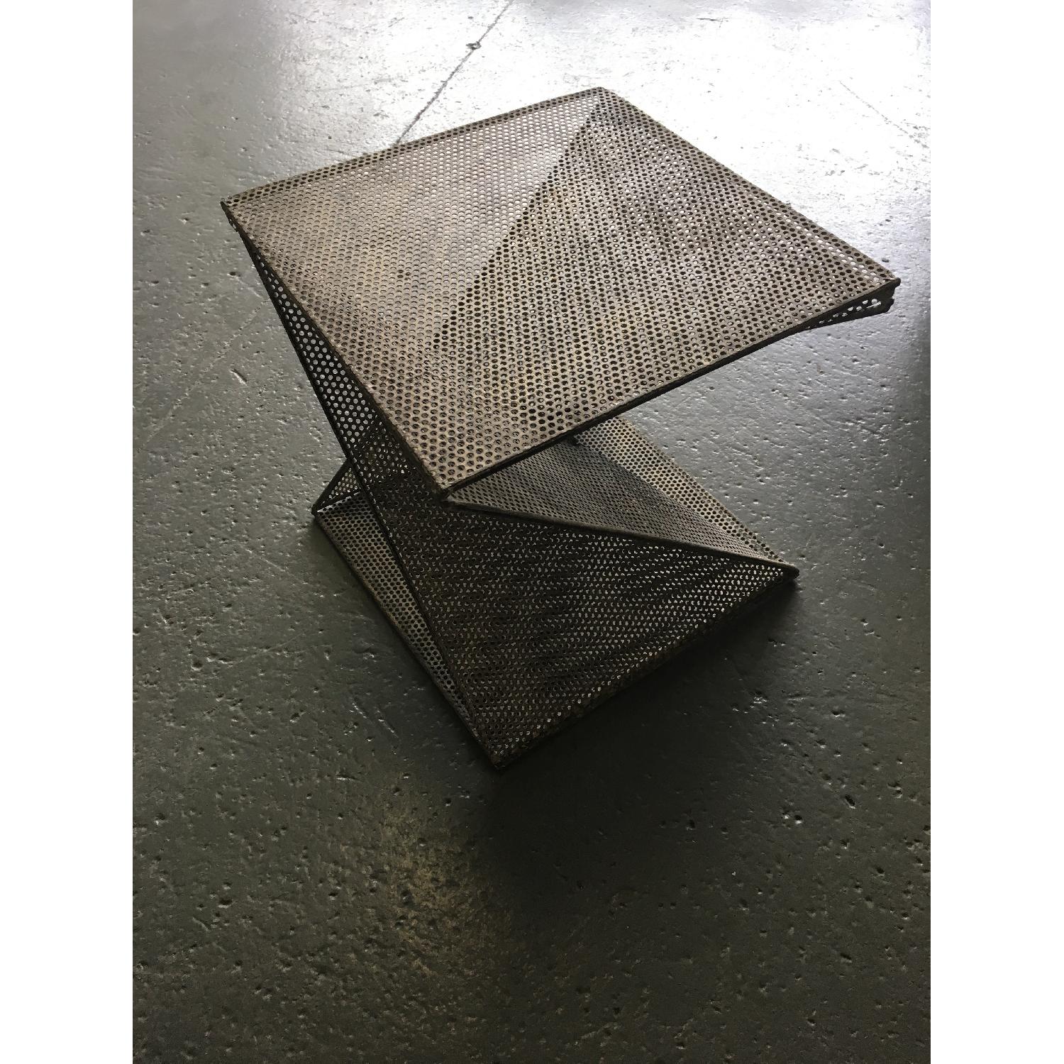 Metal Perforated Side Tables - image-2