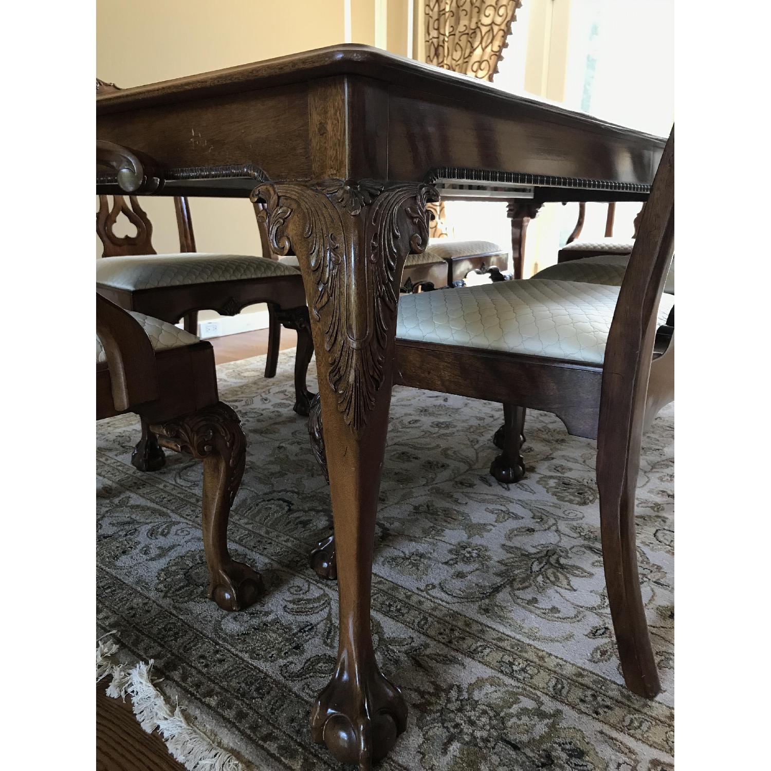 Stickley Audi & Co Dining Room Table w/ 8 Chairs AptDeco