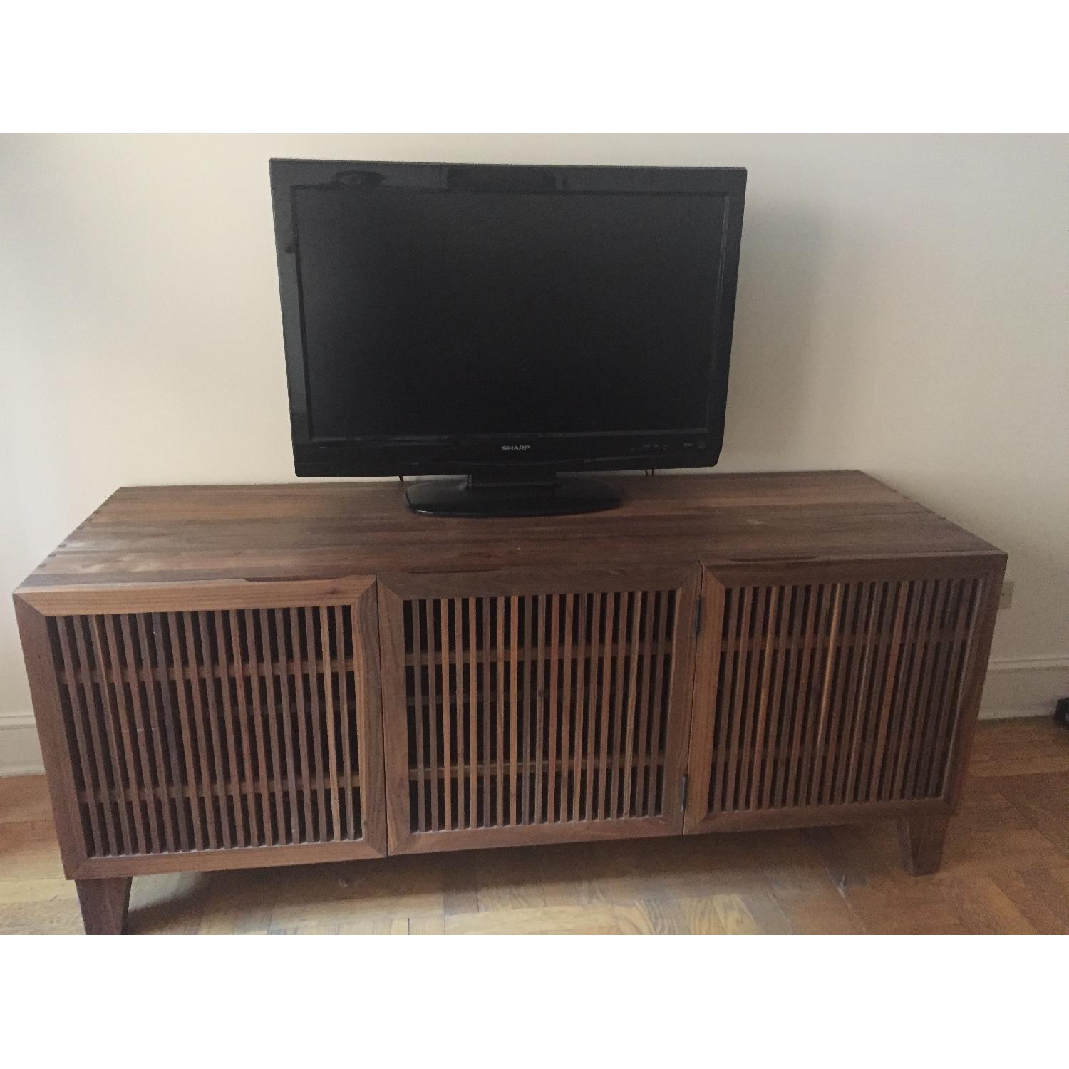 Crate & Barrel Marin Natural Media Console - image-2