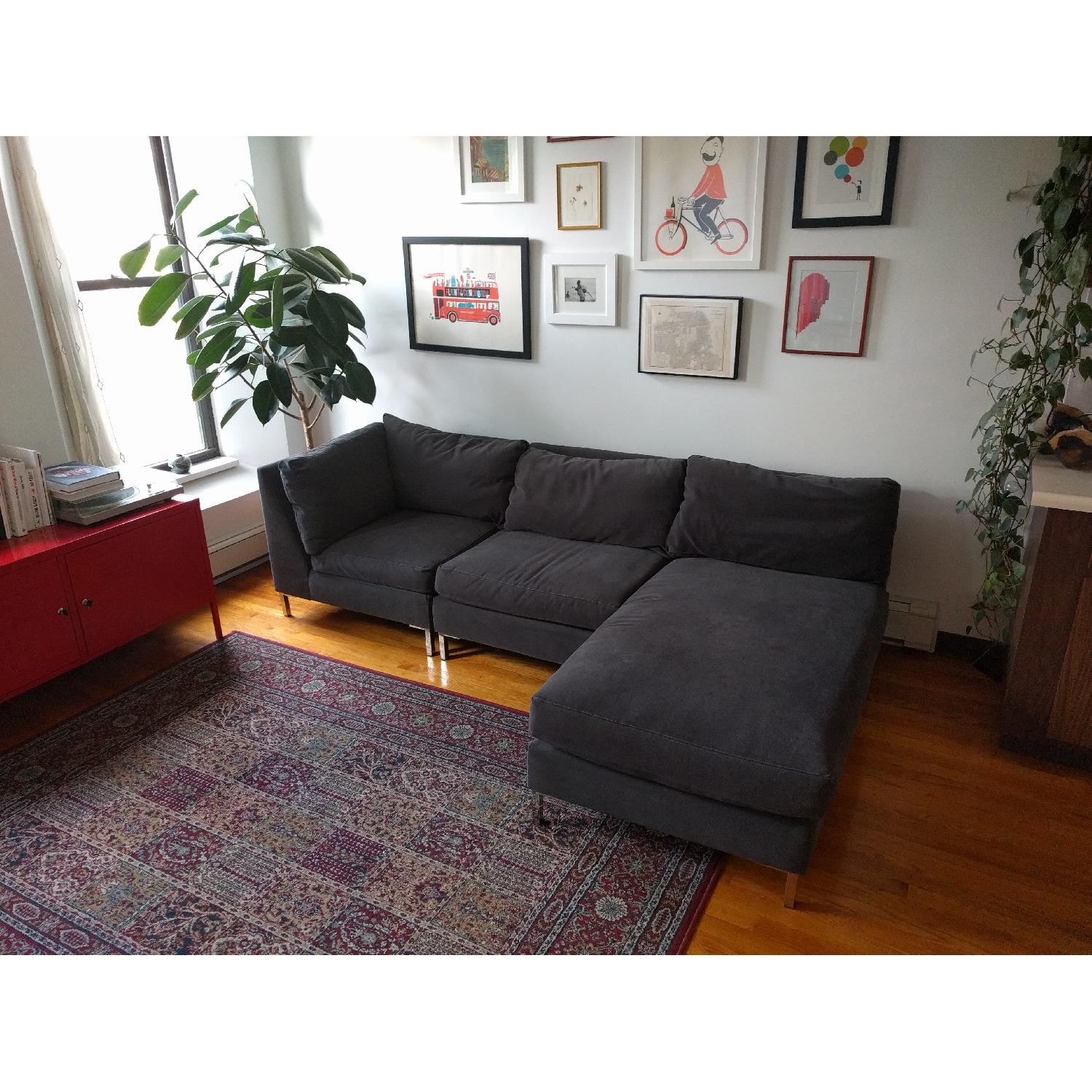 CB2 3-Piece Sectional Sofa - image-1
