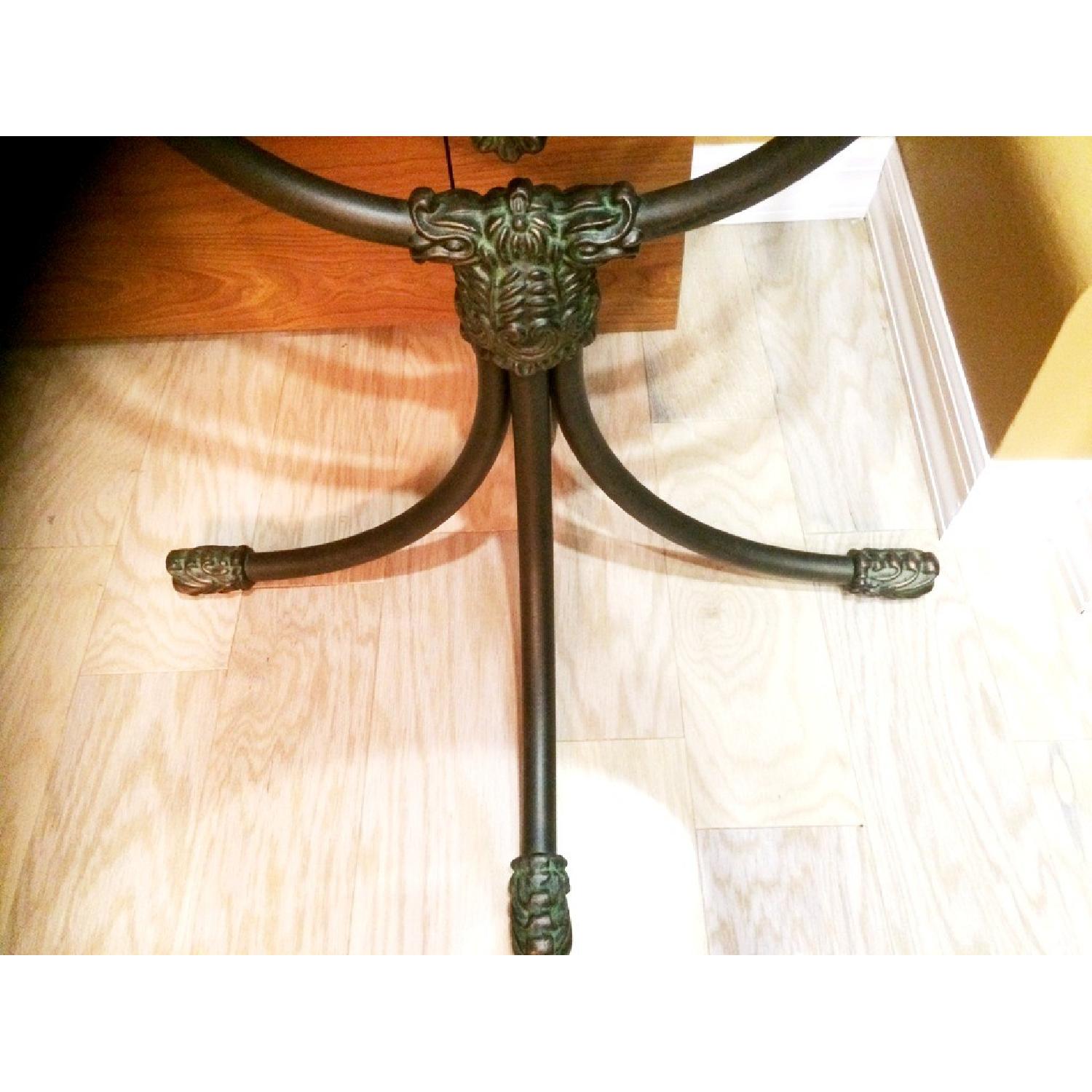 Frontgate Black Iron w/ Patina Cheval Mirror - image-3