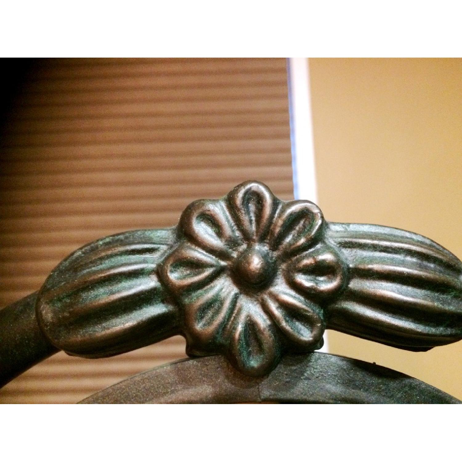 Frontgate Black Iron w/ Patina Cheval Mirror - image-6