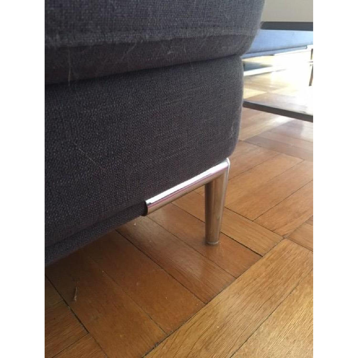 Modani Biltmore Grey Fabric Chaise Sectional Sofa - image-5