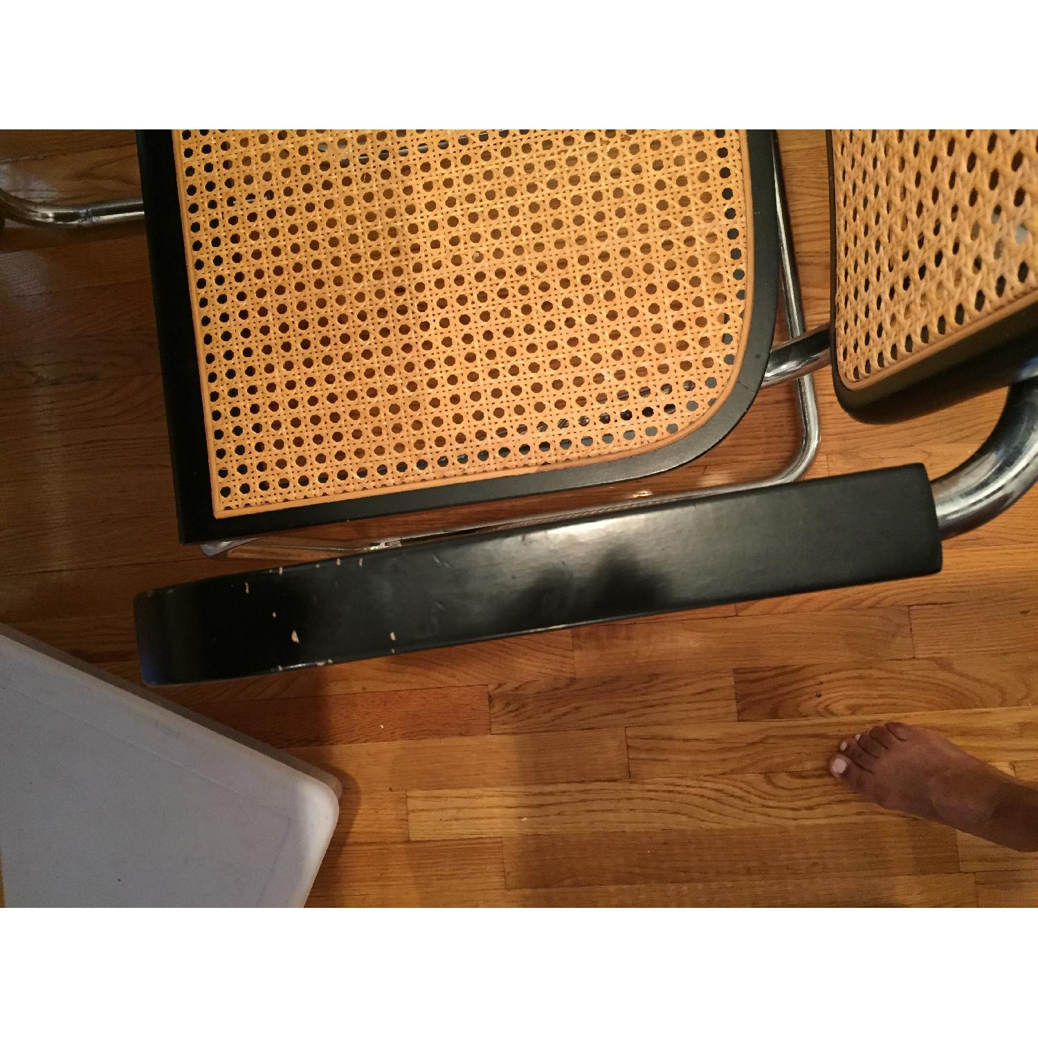 Mid-Century Knoll Style Cane Cesca Chairs - image-3