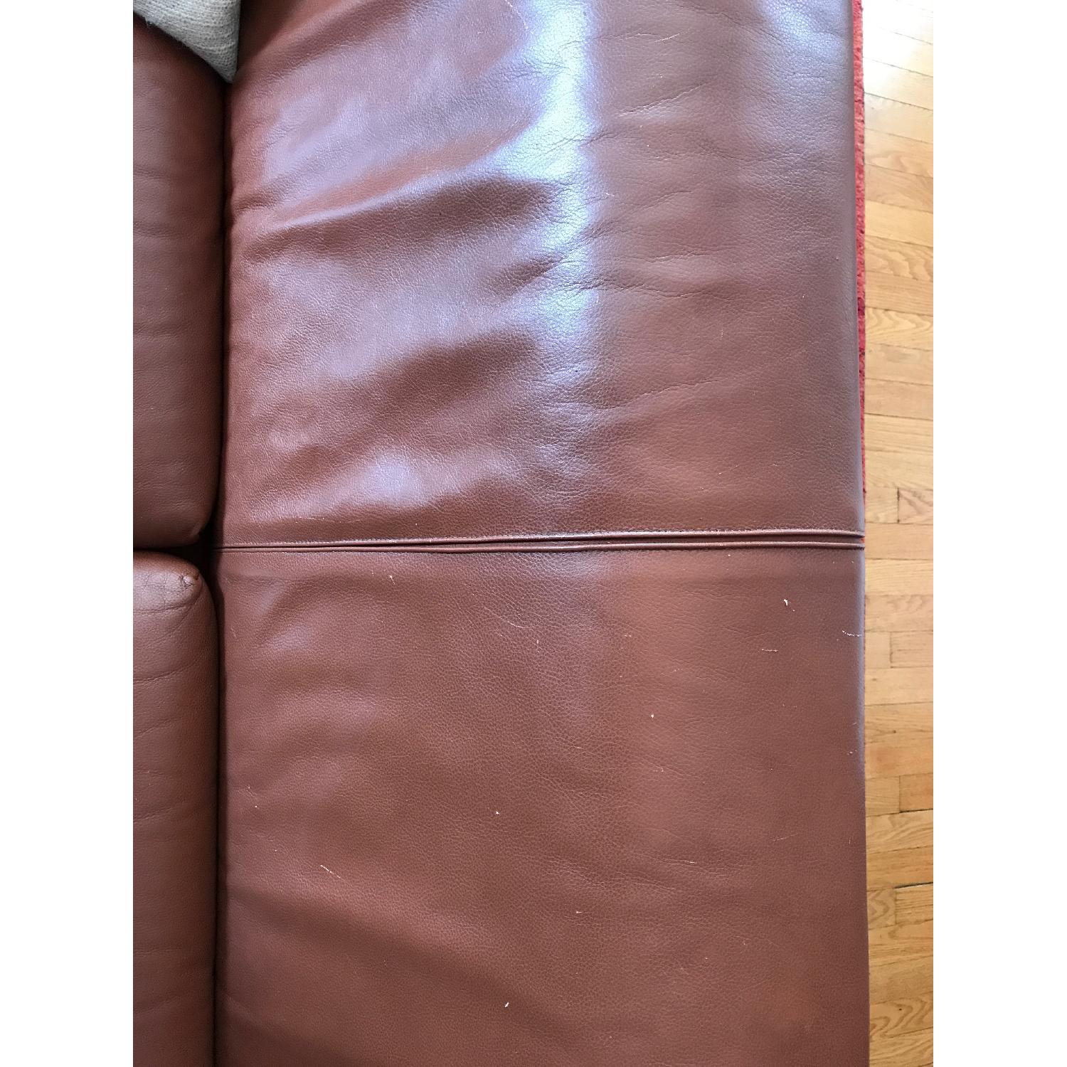 Adesso Perobell Leather Sofa - image-4