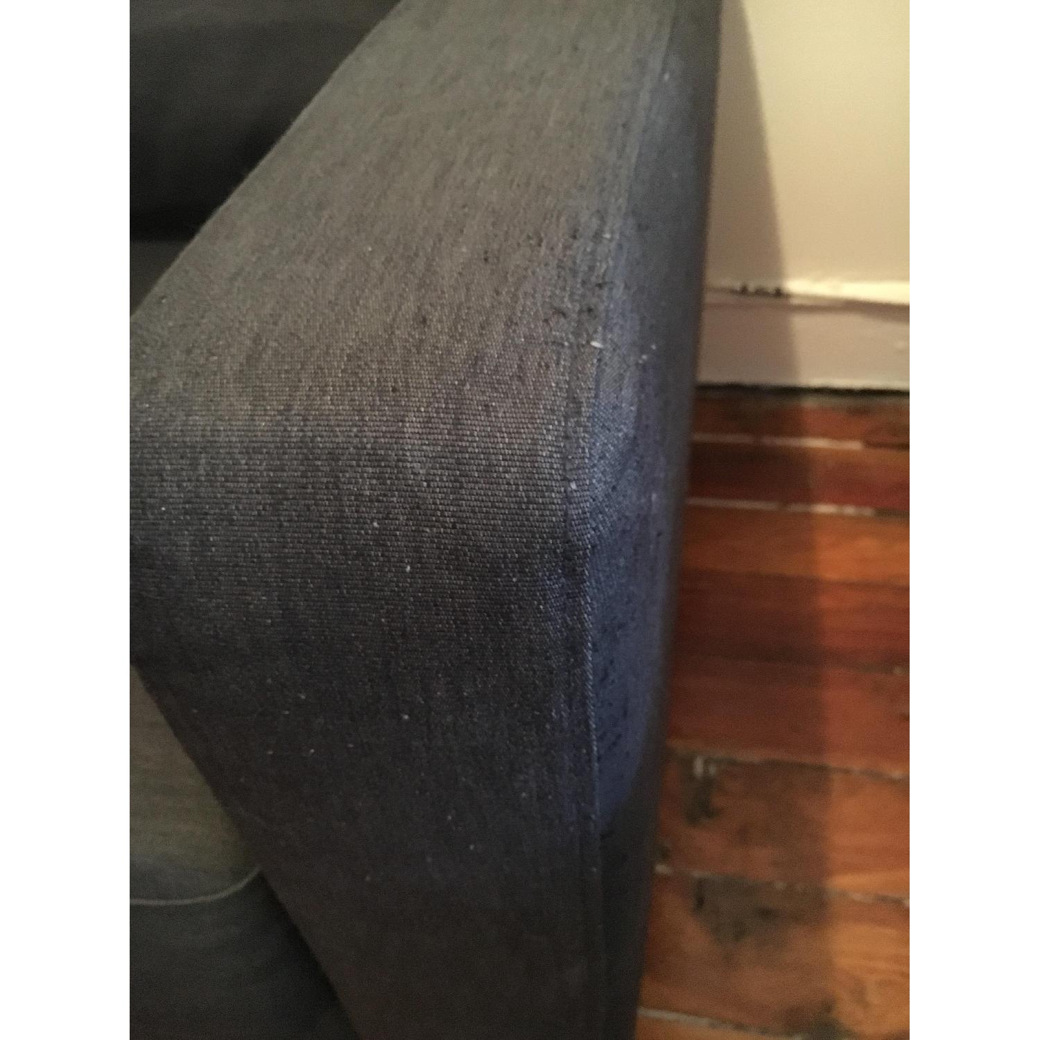 Ikea Karlstad Sofa w/ MidCentury Modern Feet AptDeco