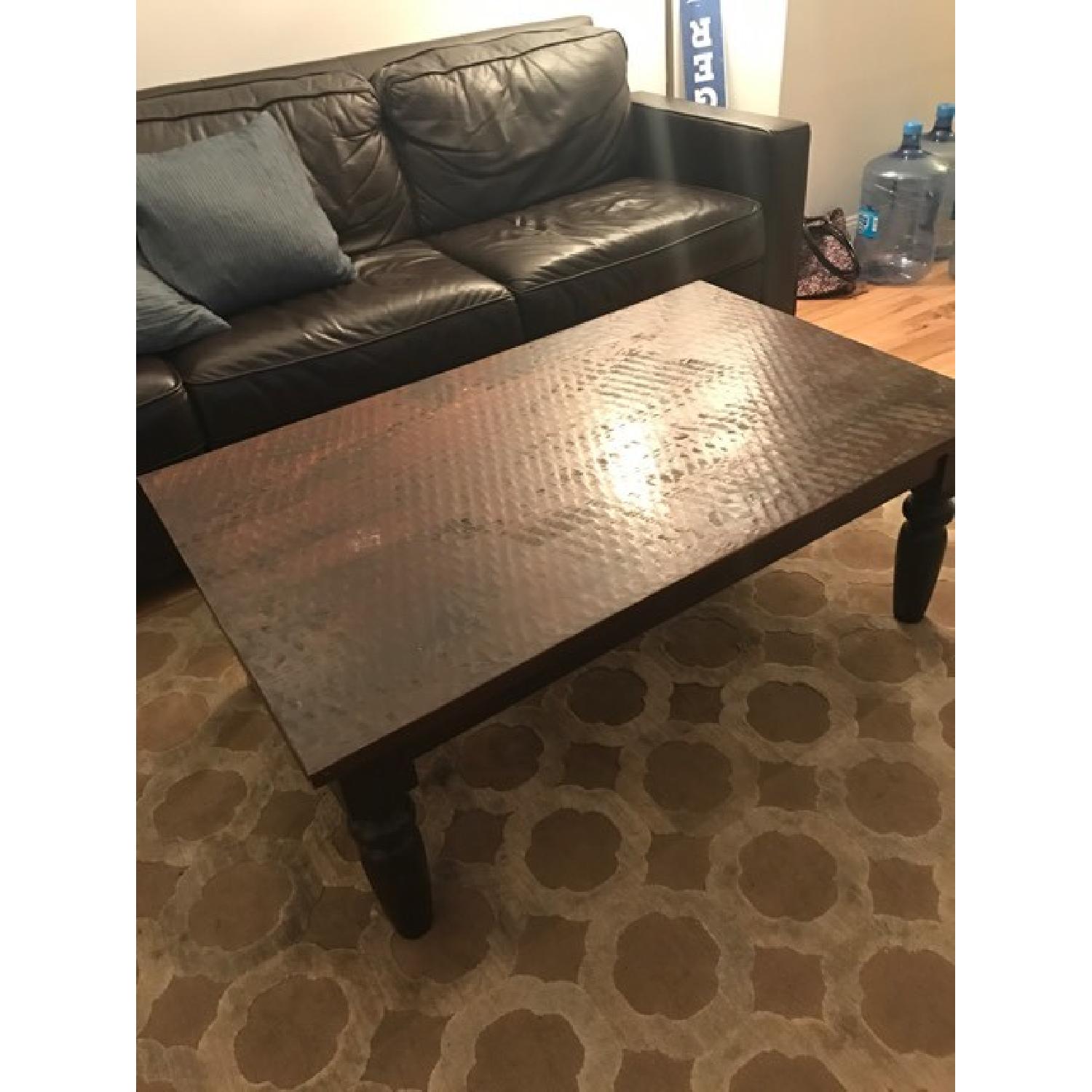 West Elm Wood Coffee Table - image-1