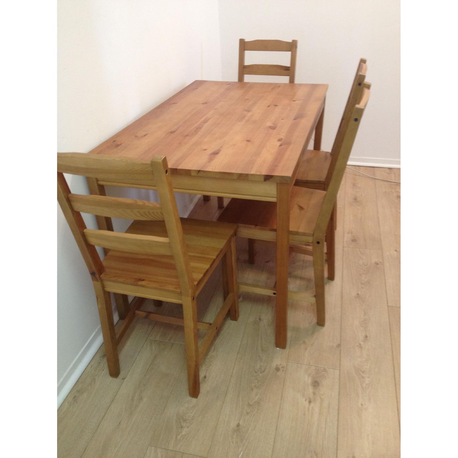 Ikea Jokkmokk Dining Table w/ 4 Chairs - image-1