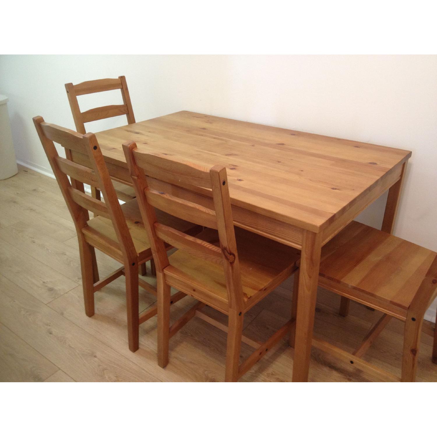 Ikea Jokkmokk Dining Table w/ 4 Chairs - image-2