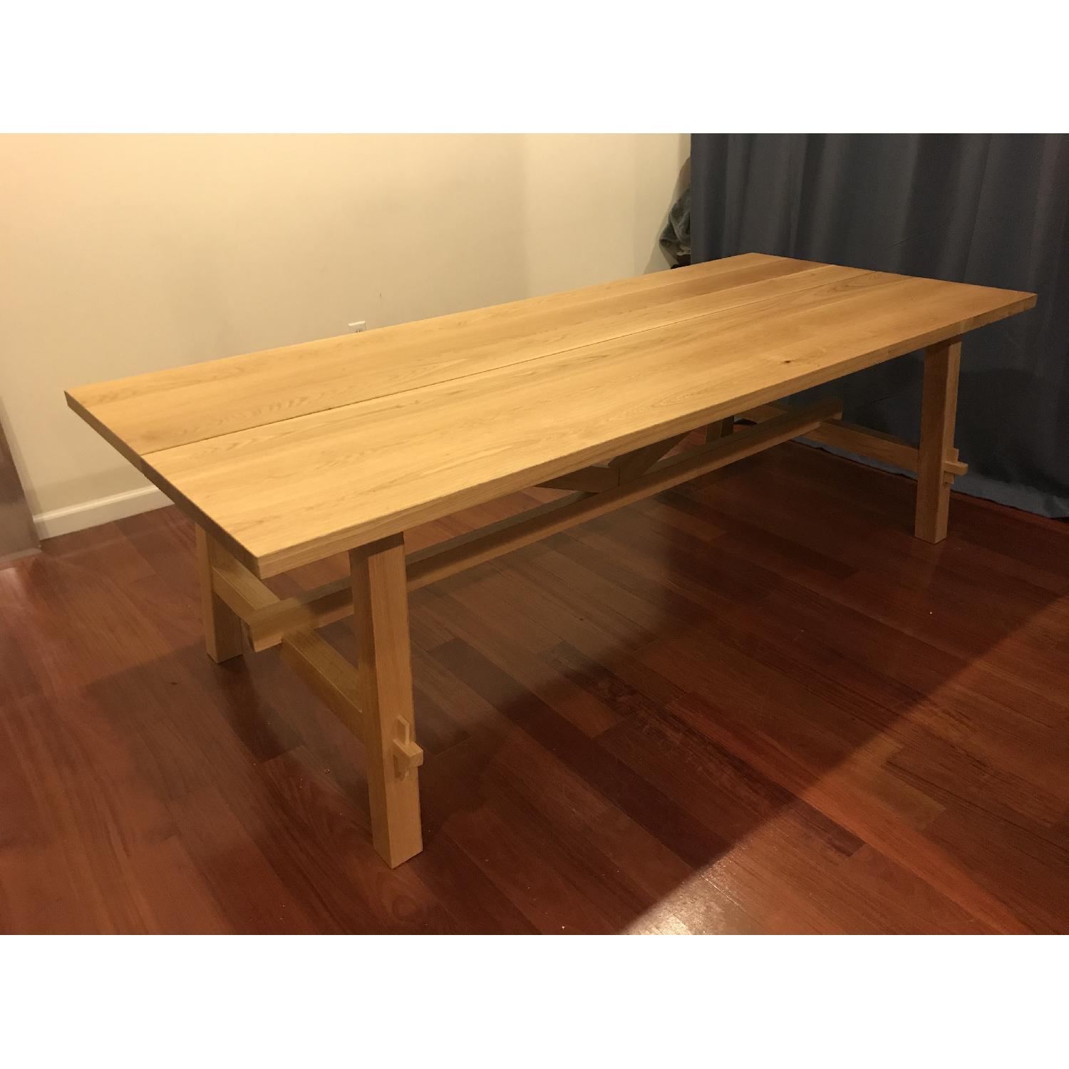 Ikea Mockelby Oak Top Dining Table AptDeco