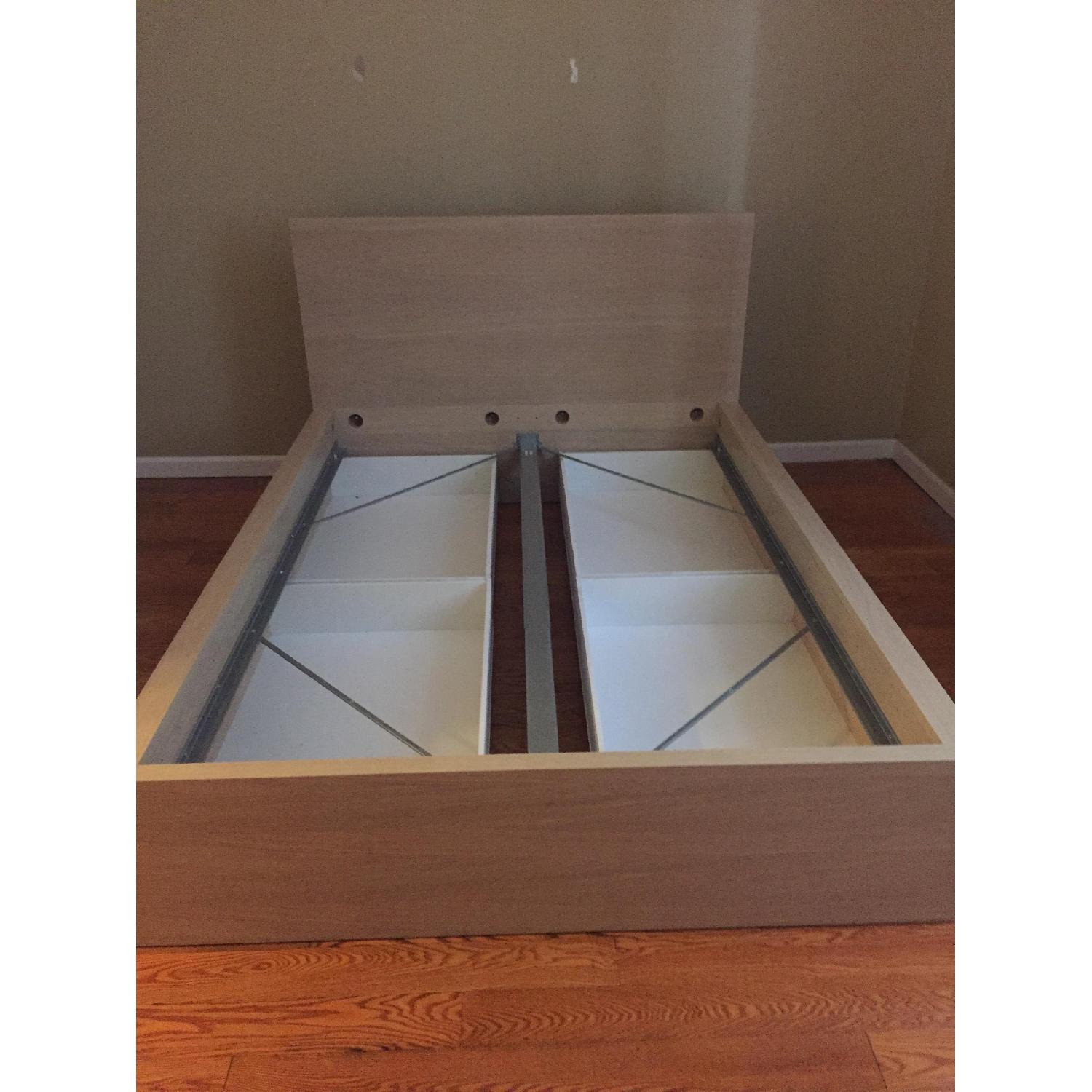 Ikea Malm Full Bed Frame w/ 4 Storage Drawers - image-1