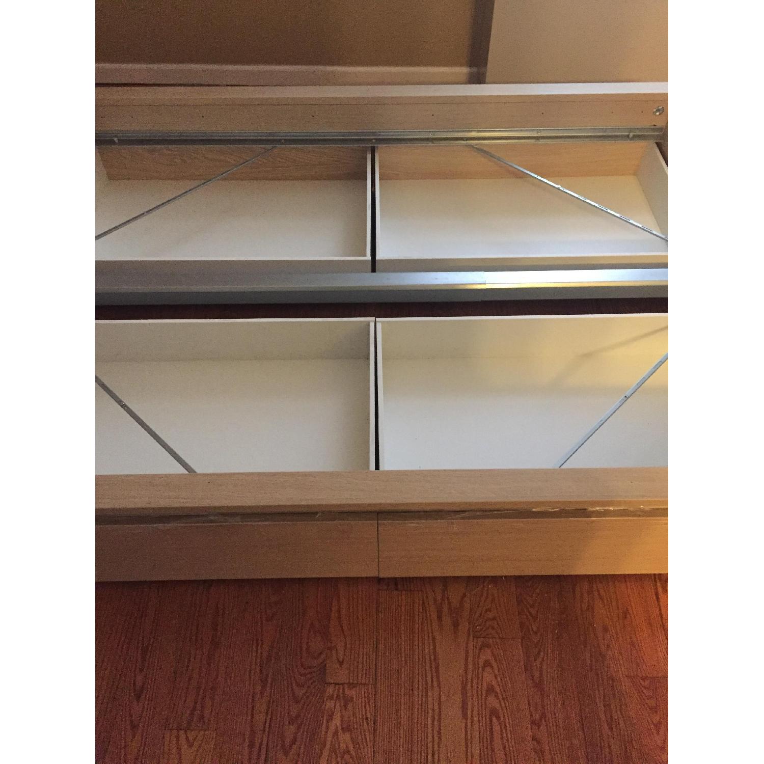 Ikea Malm Full Bed Frame w/ 4 Storage Drawers - image-3