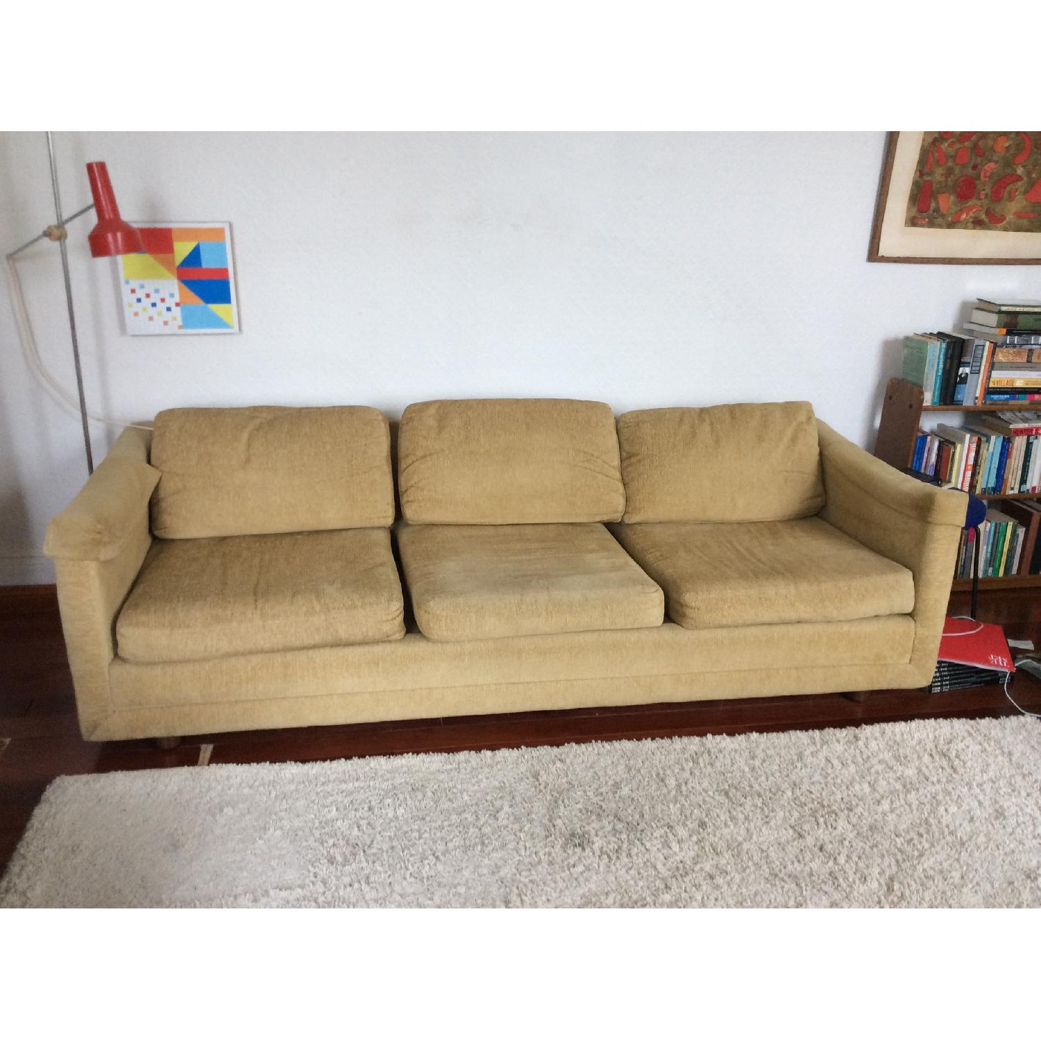 Vintage Modern Sofa + 2 Club Chairs - image-1