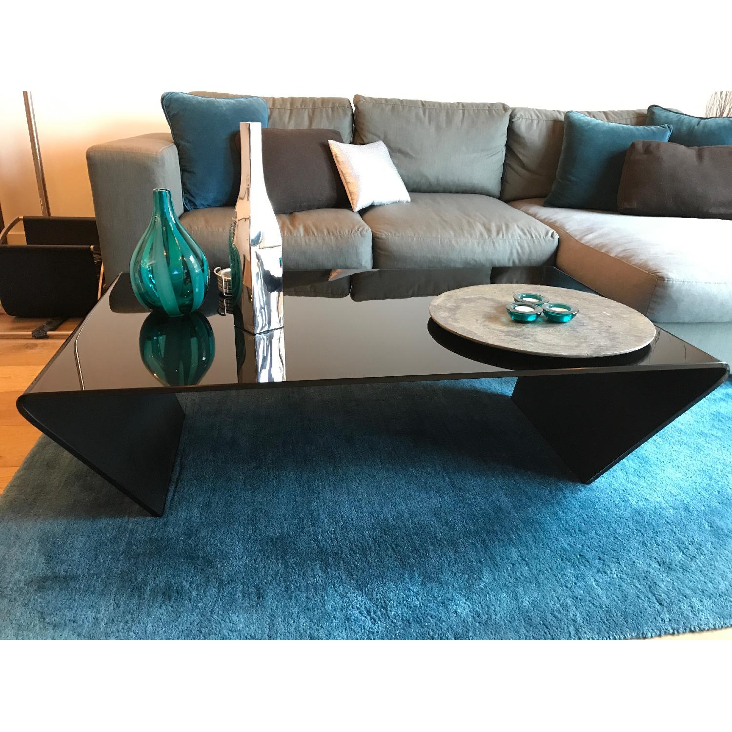 BoConcept Black Glass Coffee Table - image-2
