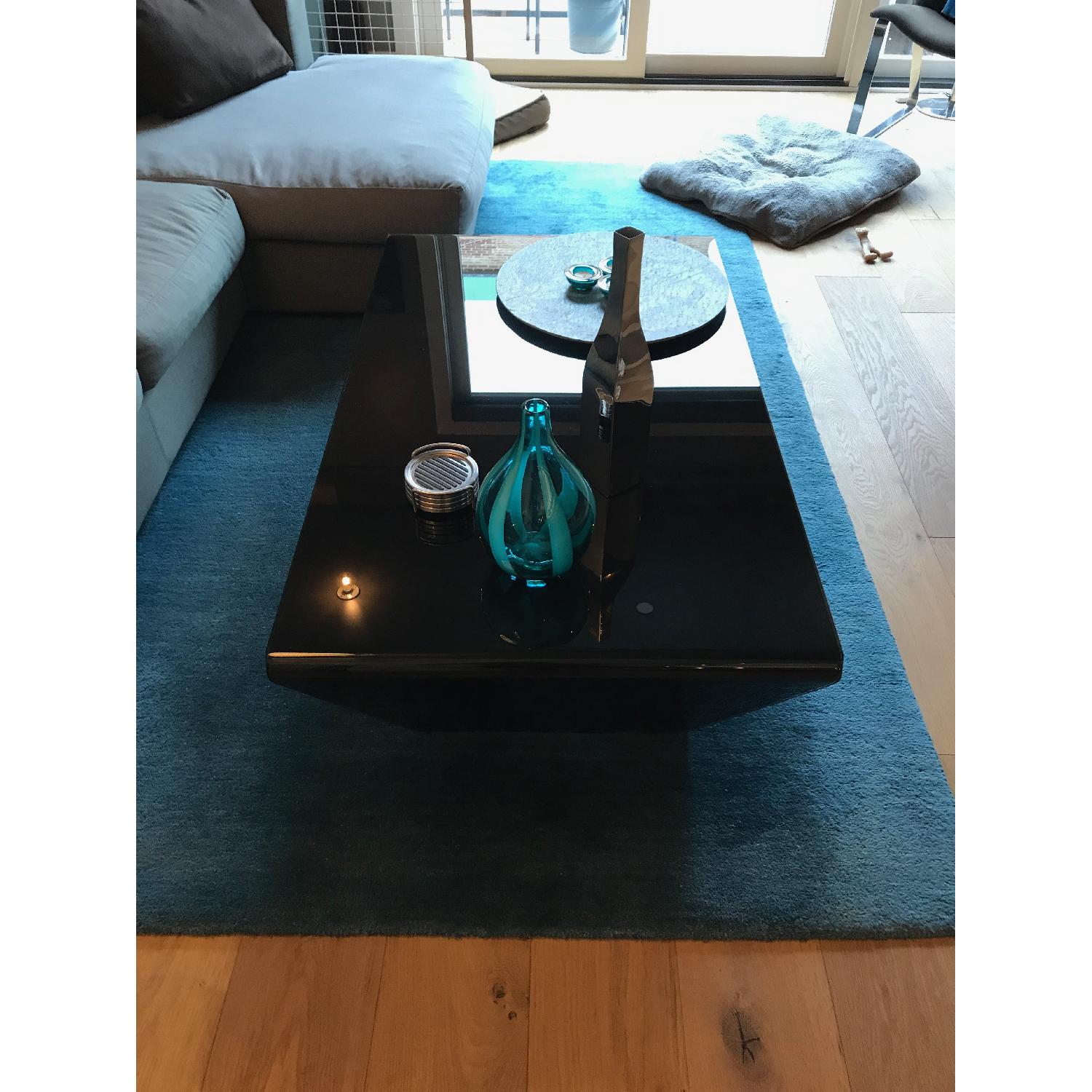 BoConcept Black Glass Coffee Table - image-3