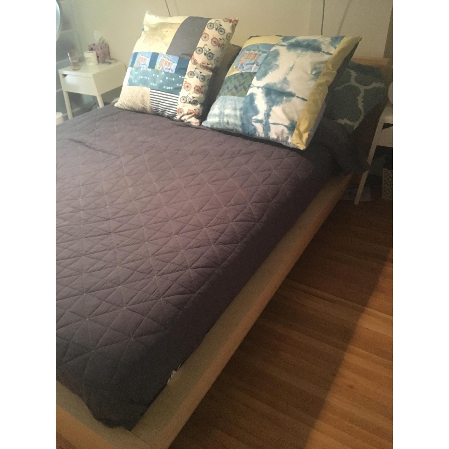 Ikea Malm Queen Bed Frame w/ Slats AptDeco