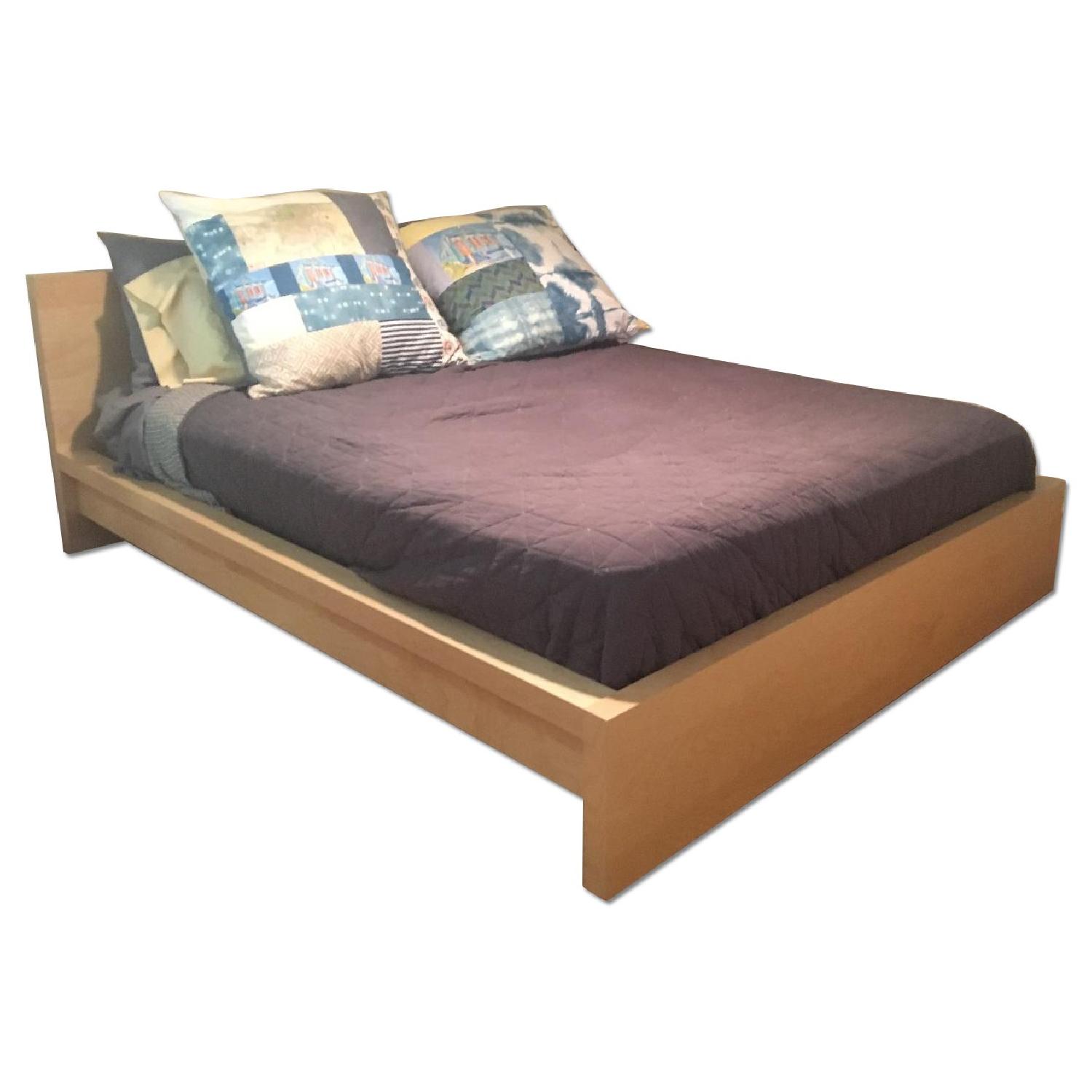 Ikea Malm Queen Bed Frame w/ Slats AptDeco