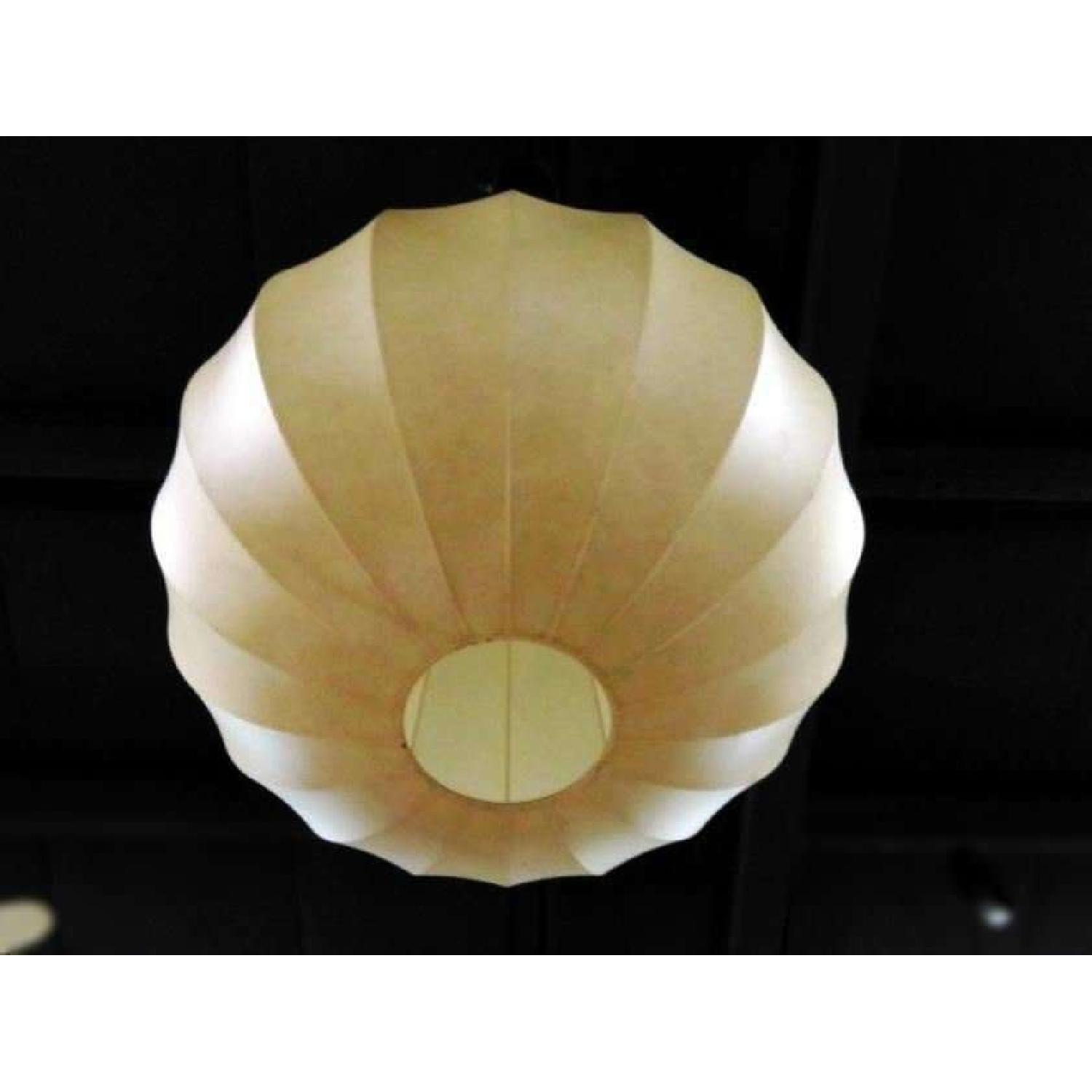 Italian Modern Stretched Parchment Bubble Hanging Light - image-6