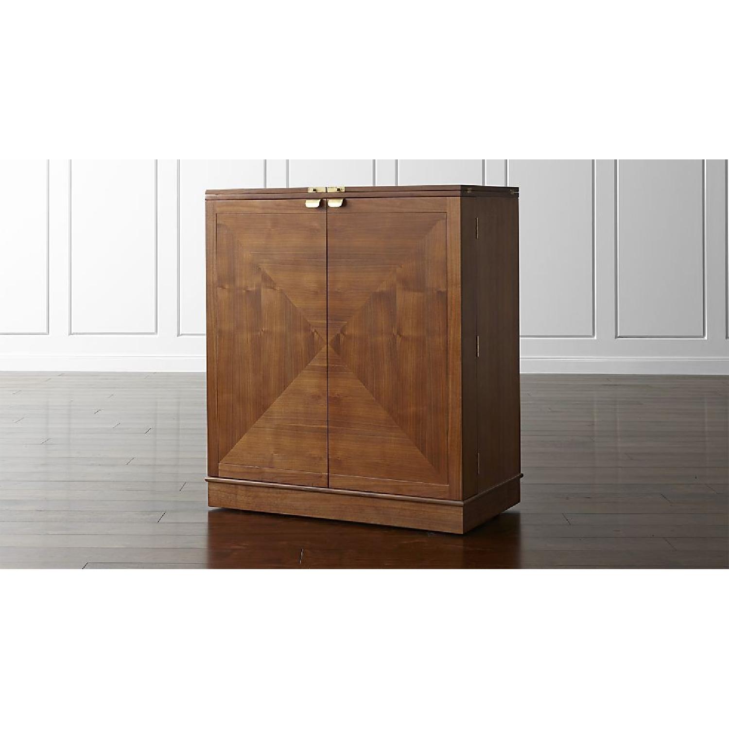Crate & Barrel Maxine Bar Cabinet - image-1