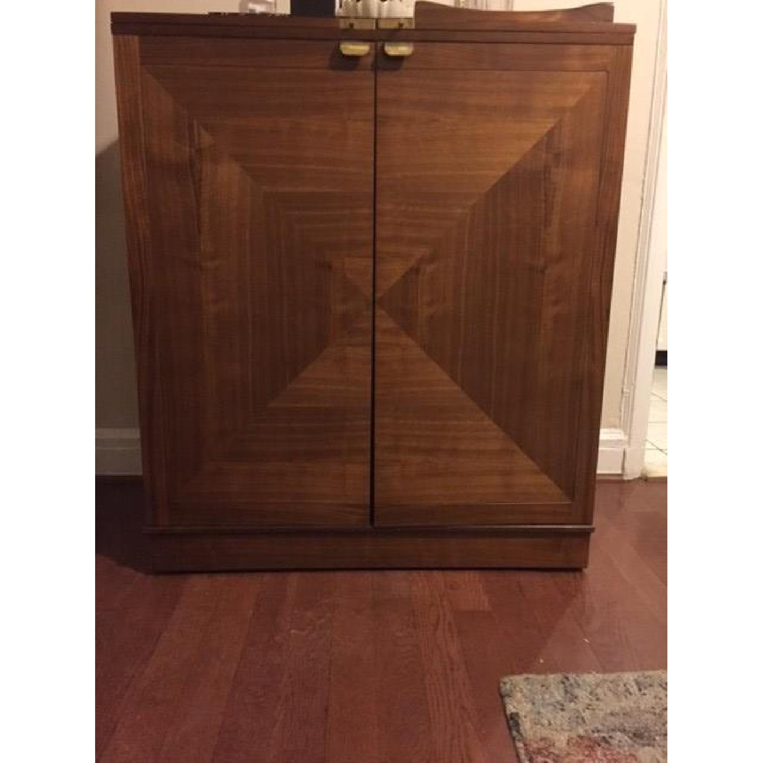 Crate & Barrel Maxine Bar Cabinet - image-7