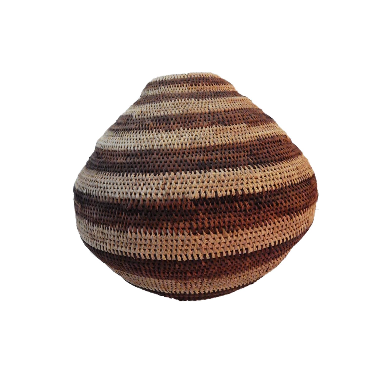 Botswana Handmade African Basket Primitives Folk Art - image-3