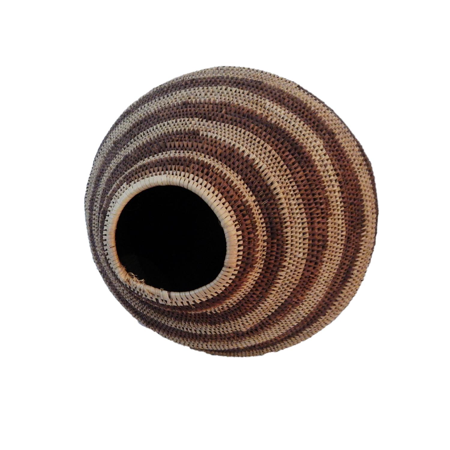 Botswana Handmade African Basket Primitives Folk Art - image-4