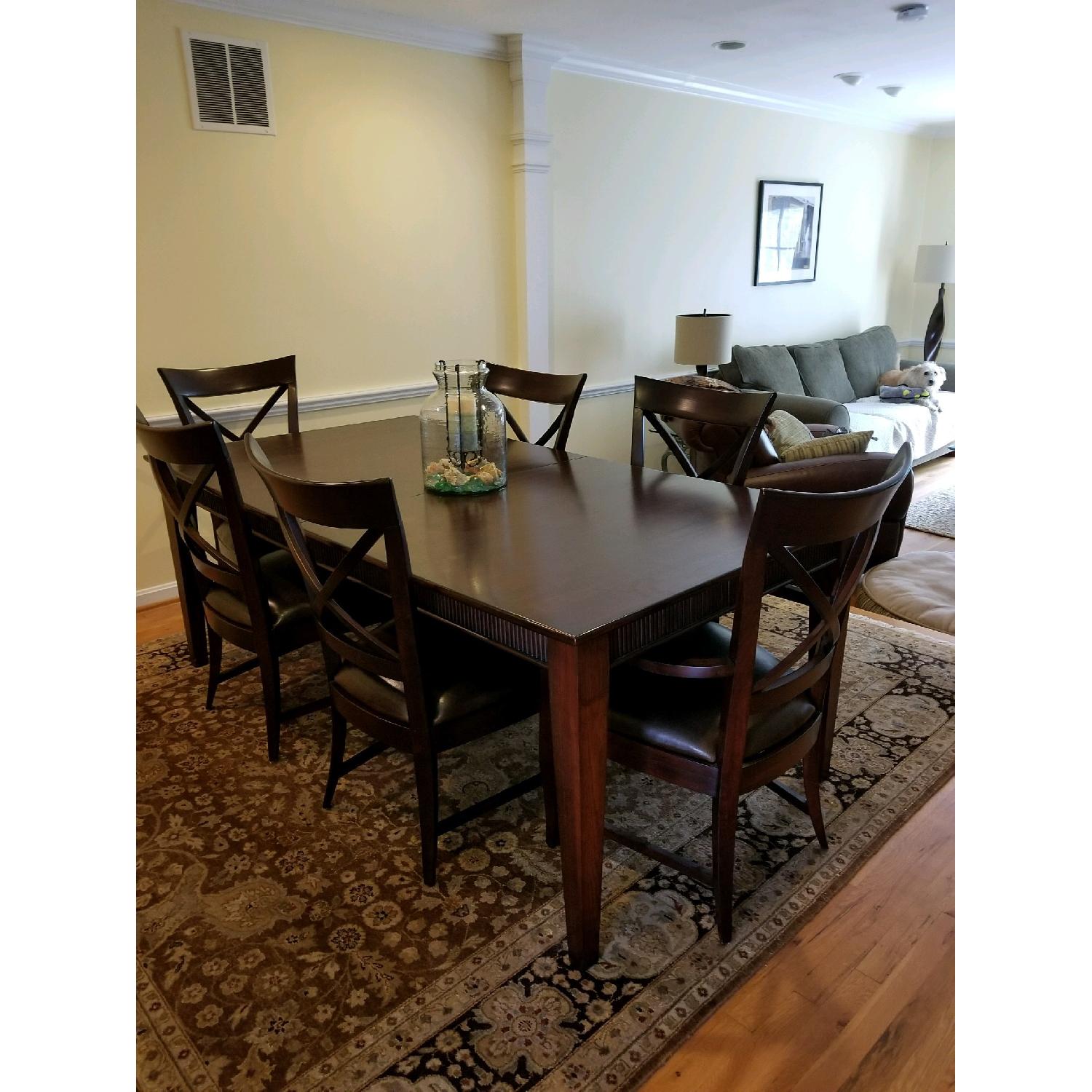 Nichols & Stone Dining Room Table w/ 8 Chairs - image-1