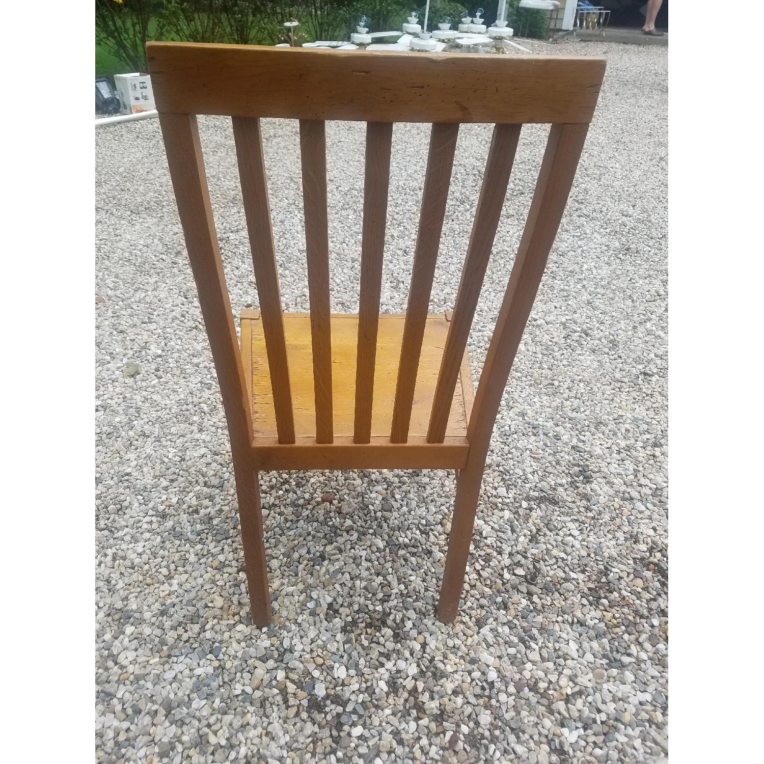 Crate & Barrel Mission-Style Wooden Dining Chairs - image-5