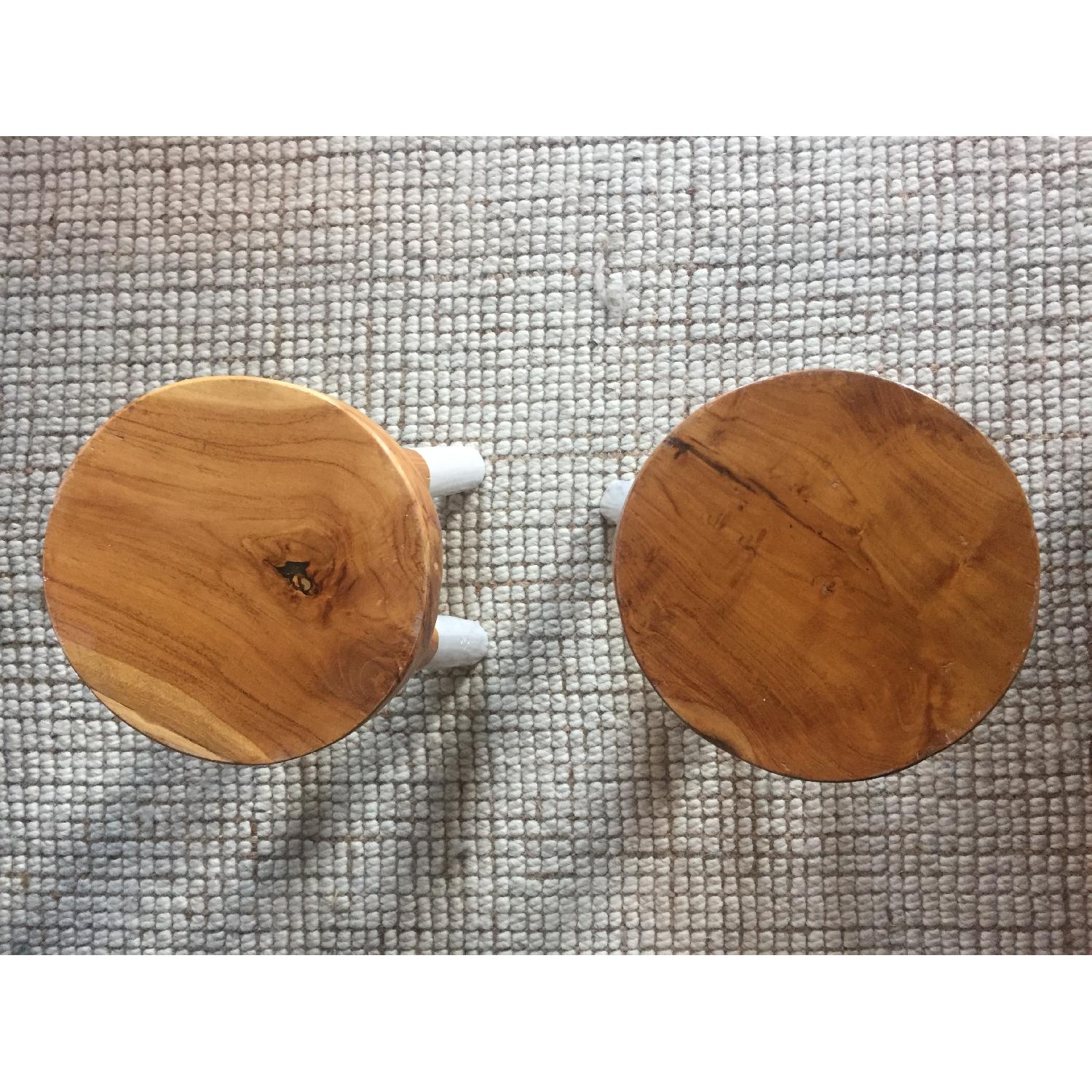 Serena & Lily Dip-Dyed Stool - image-2