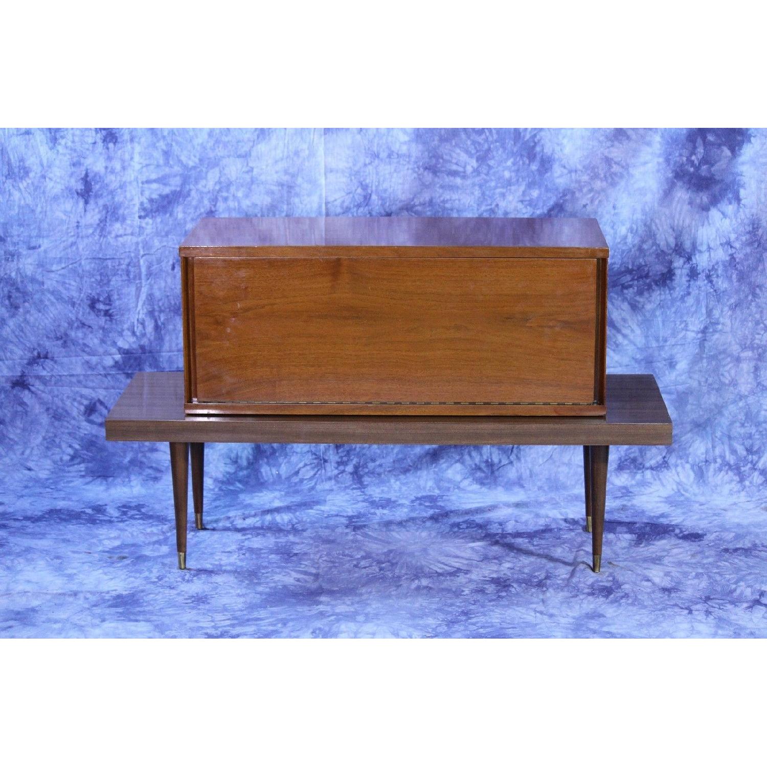 Mid Century Modern Walnut Bar Table/Sideboard - image-3