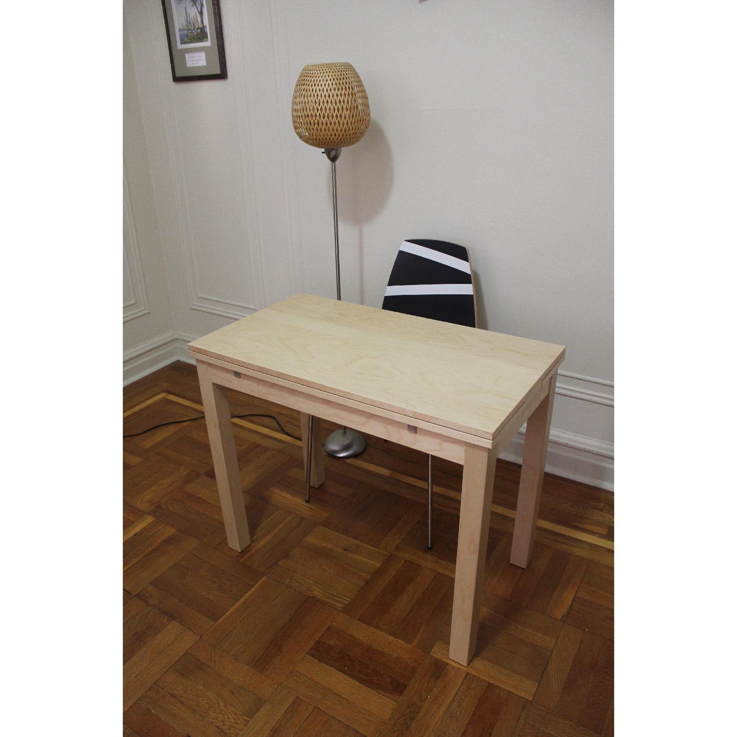 Ikea Bjursta Birch Extendable Table - image-2