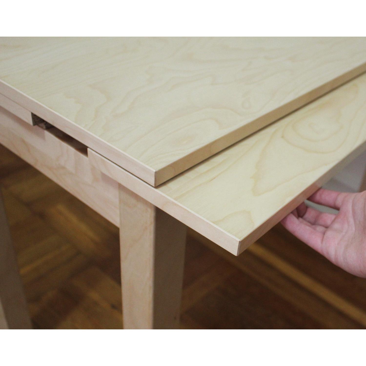 Ikea Bjursta Birch Extendable Table - image-5