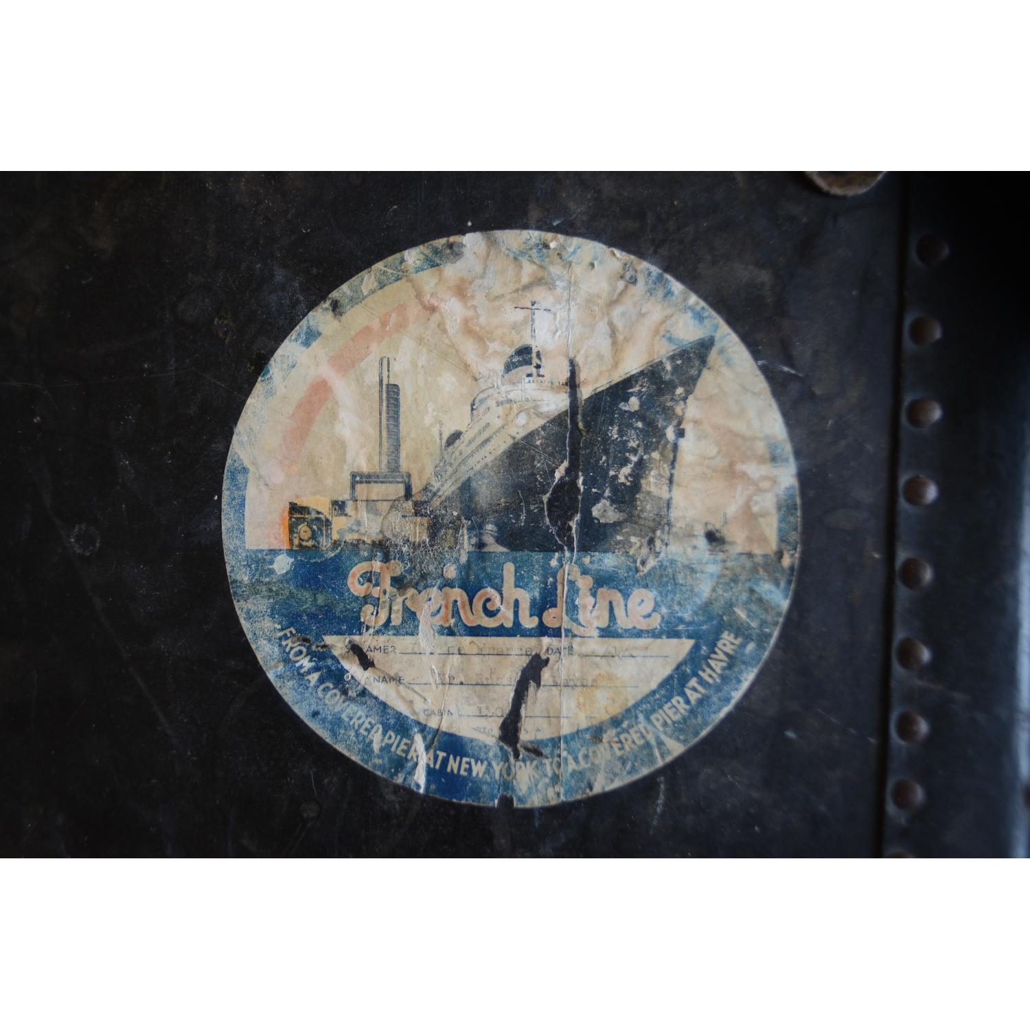 Neverbreak Trunks Vintage 1930s Steamer Trunk - image-4