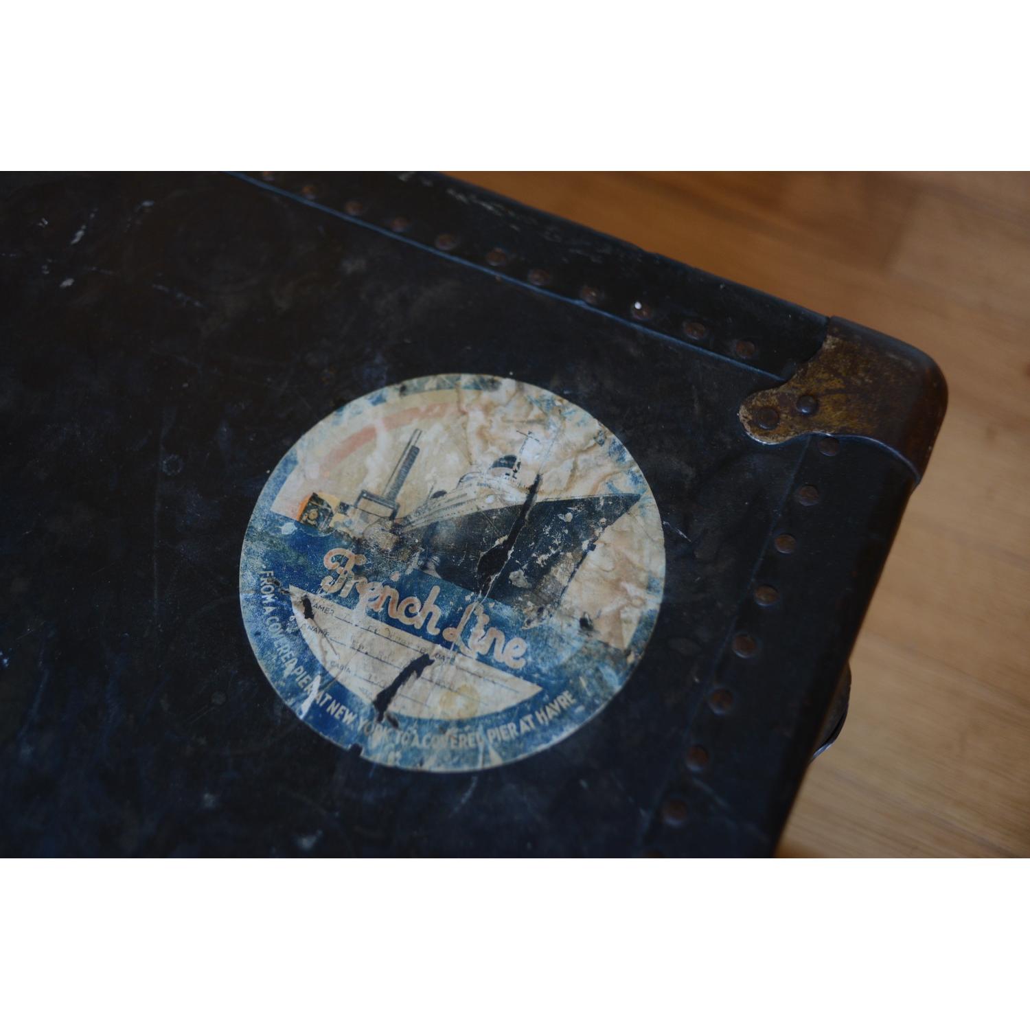 Neverbreak Trunks Vintage 1930s Steamer Trunk - image-5