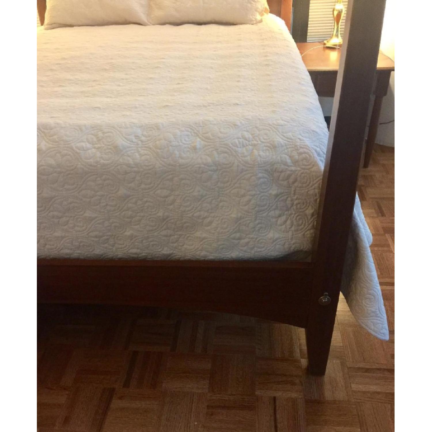 Ethan Allen Queen Bed Frame w/ H0eadboard & Footboard - image-1