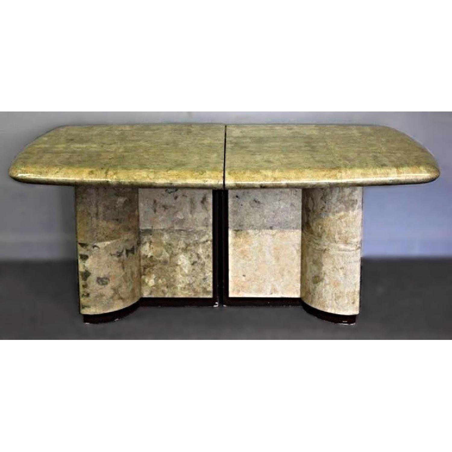 Karl Springer Mid Century Modern Parchment Dining/Conference Table - image-2